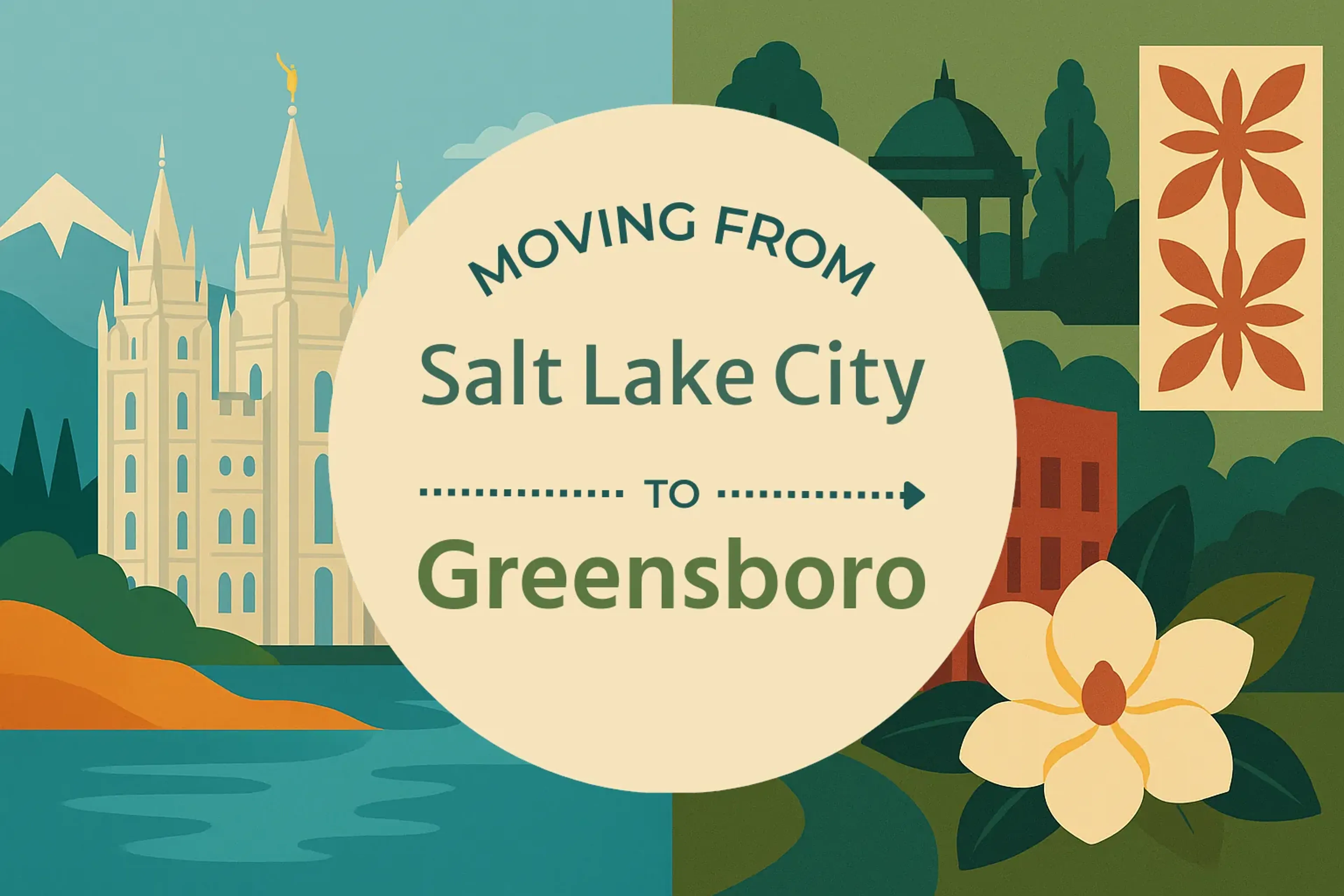 Side-by-side comparison of Salt Lake City to Greensboro moving companies