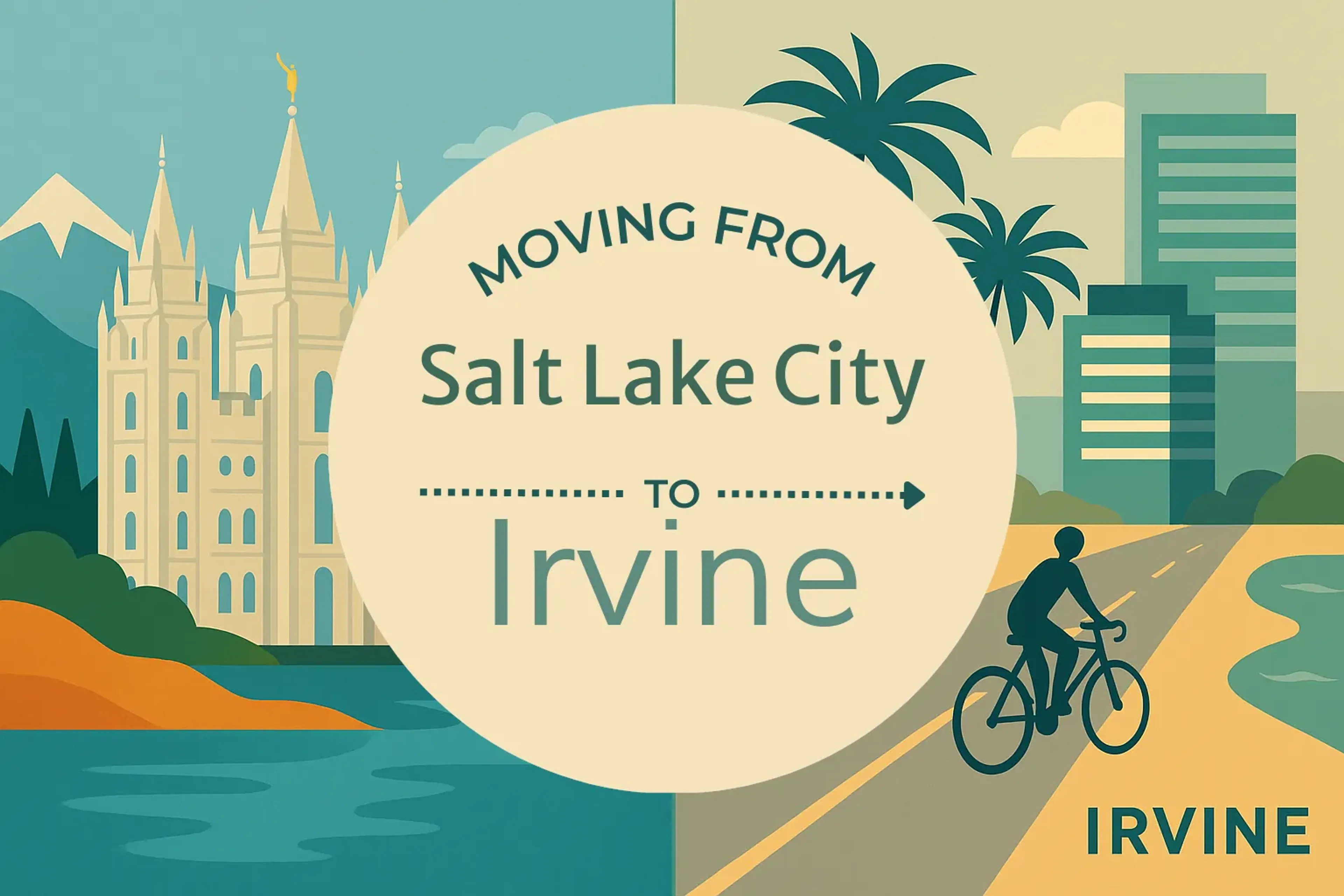 Side-by-side comparison of Salt Lake City to Irvine moving companies