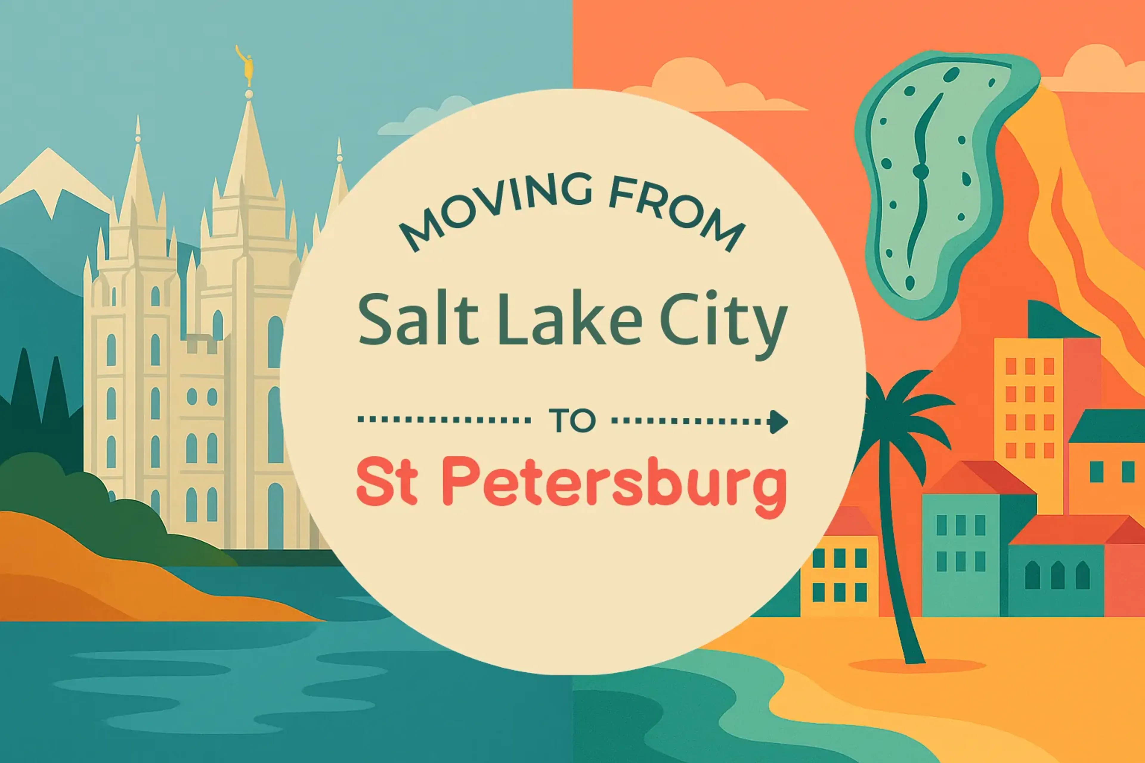 Side-by-side comparison of Salt Lake City to St. Petersburg moving companies