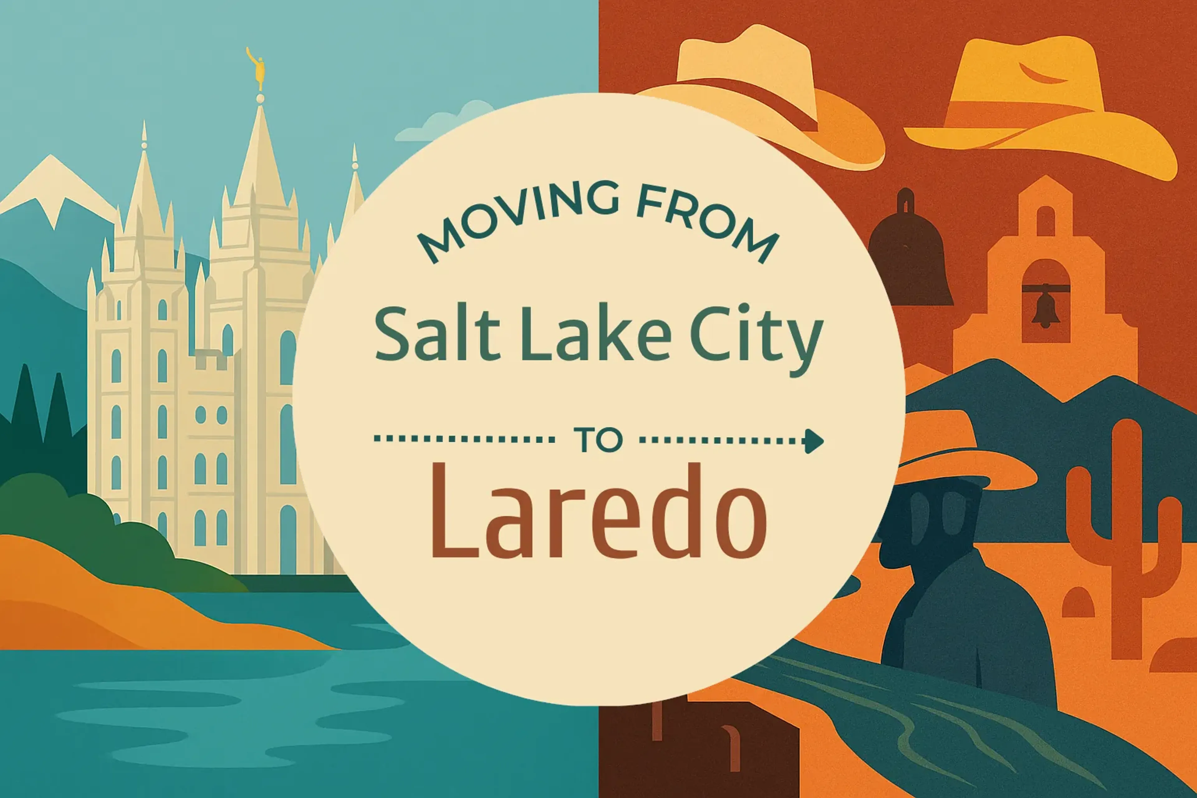 Side-by-side comparison of Salt Lake City to Laredo moving companies