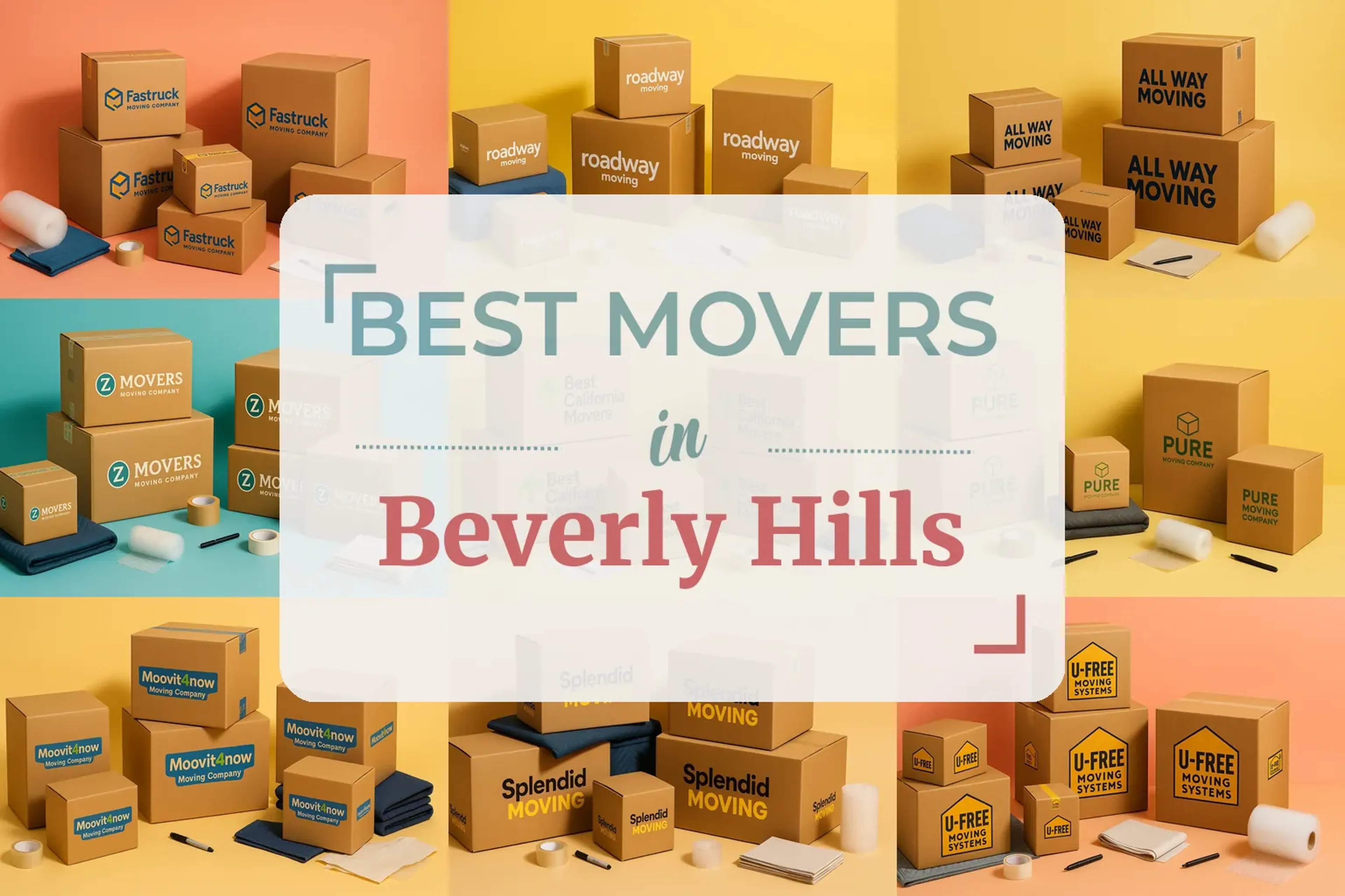 Side-by-side comparison of Beverly Hills moving companies