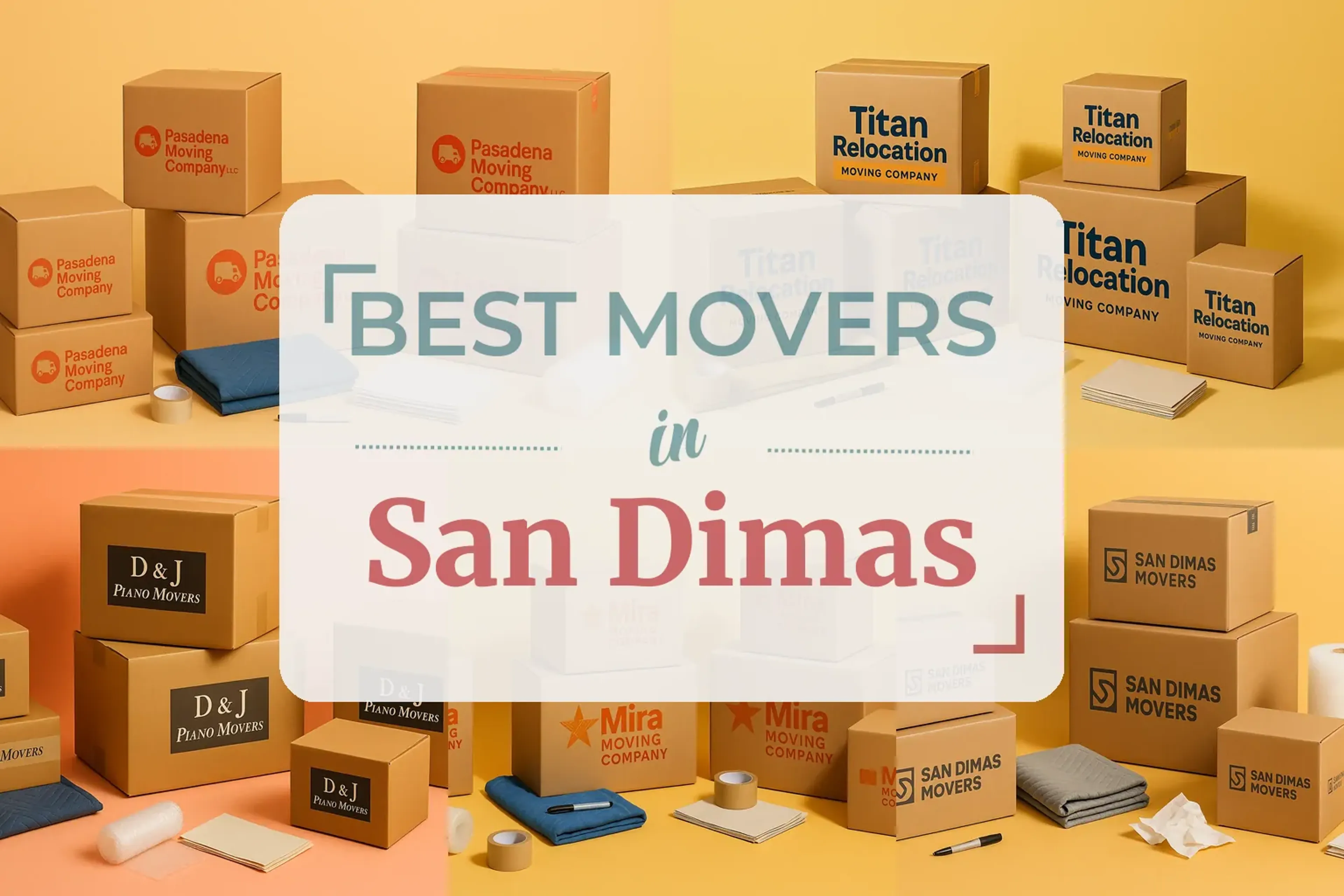 Side-by-side comparison of San Dimas moving companies