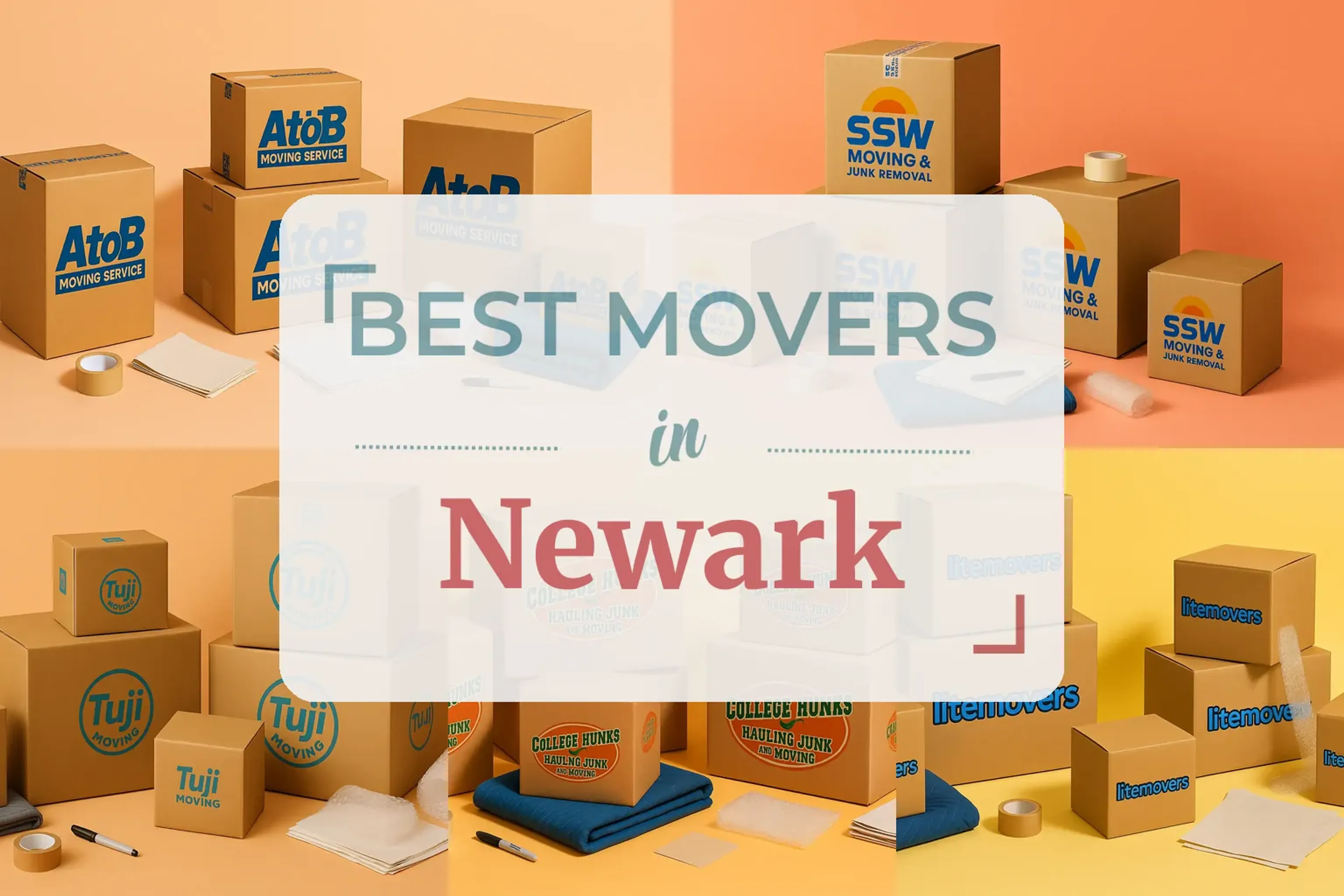 Side-by-side comparison of Newark moving companies