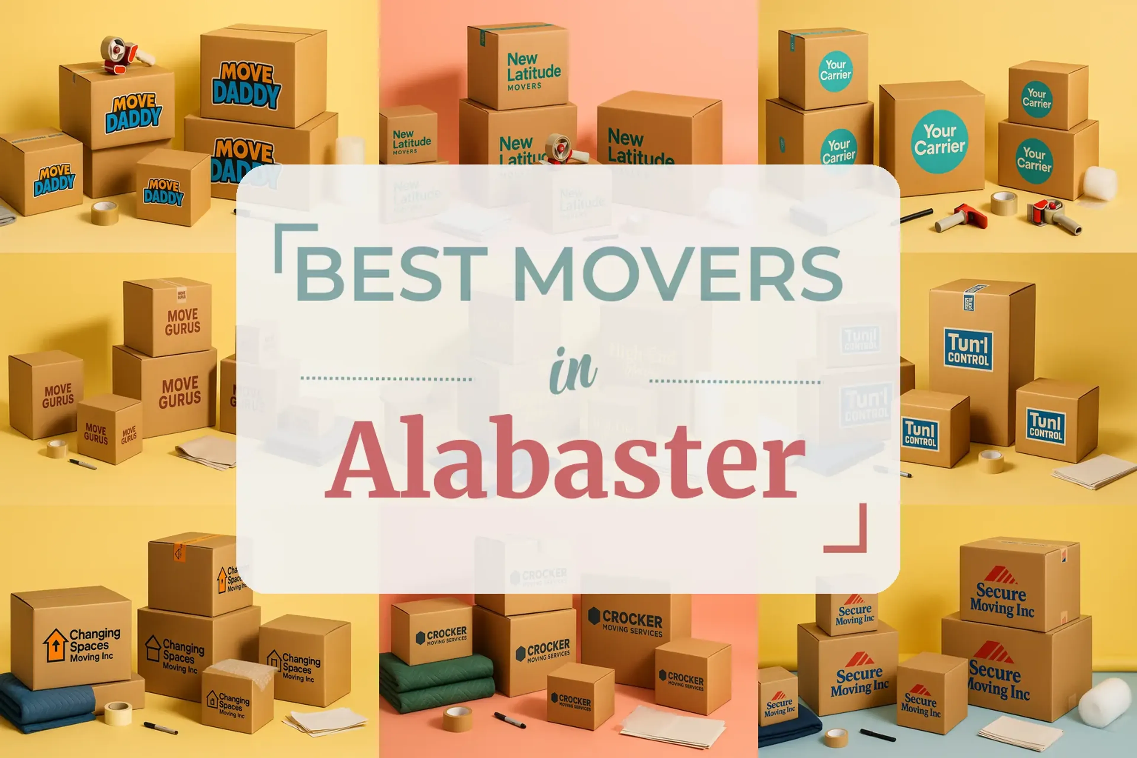 Side-by-side comparison of Alabaster moving companies