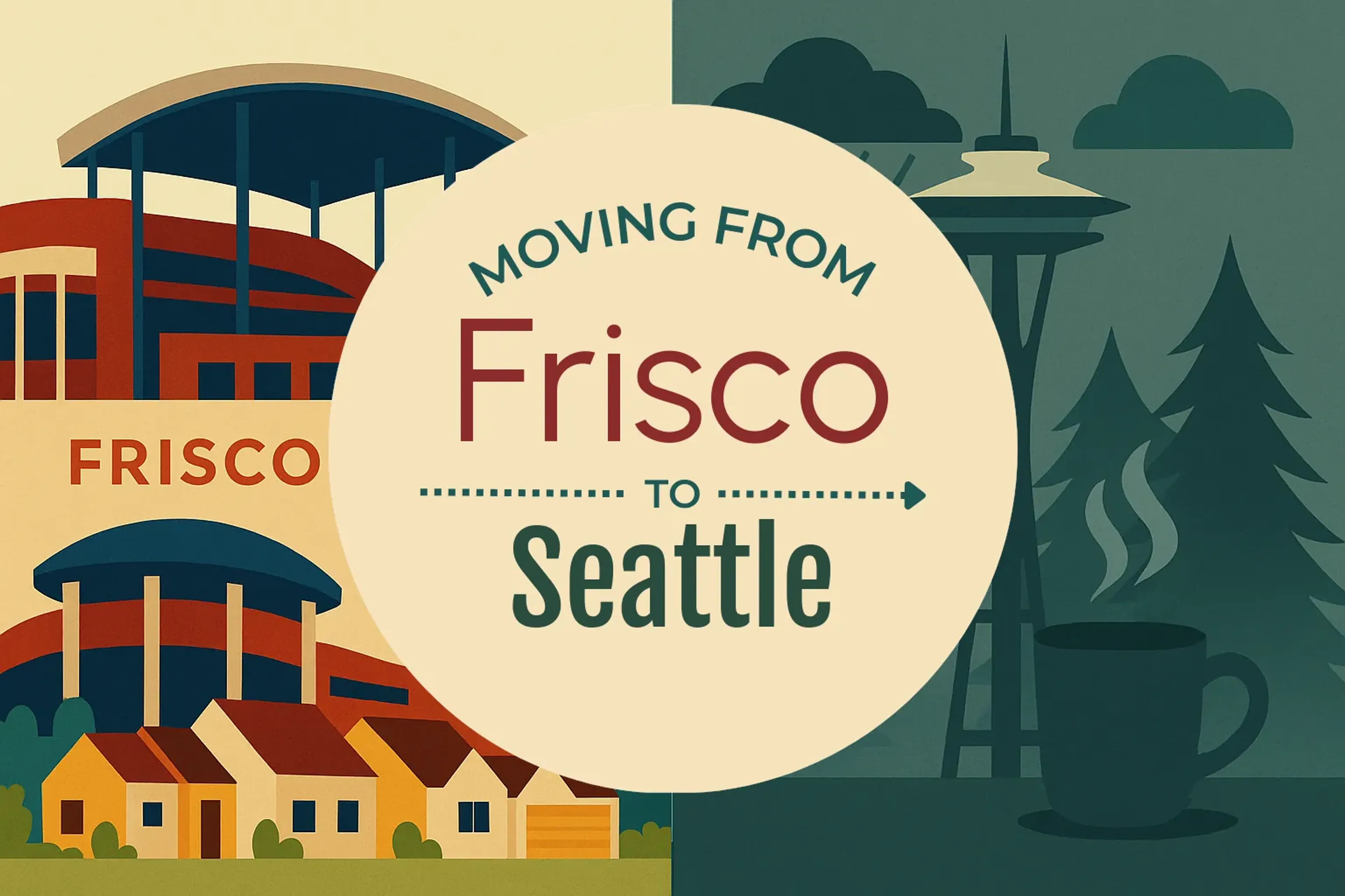 Side-by-side comparison of Frisco to Seattle moving companies