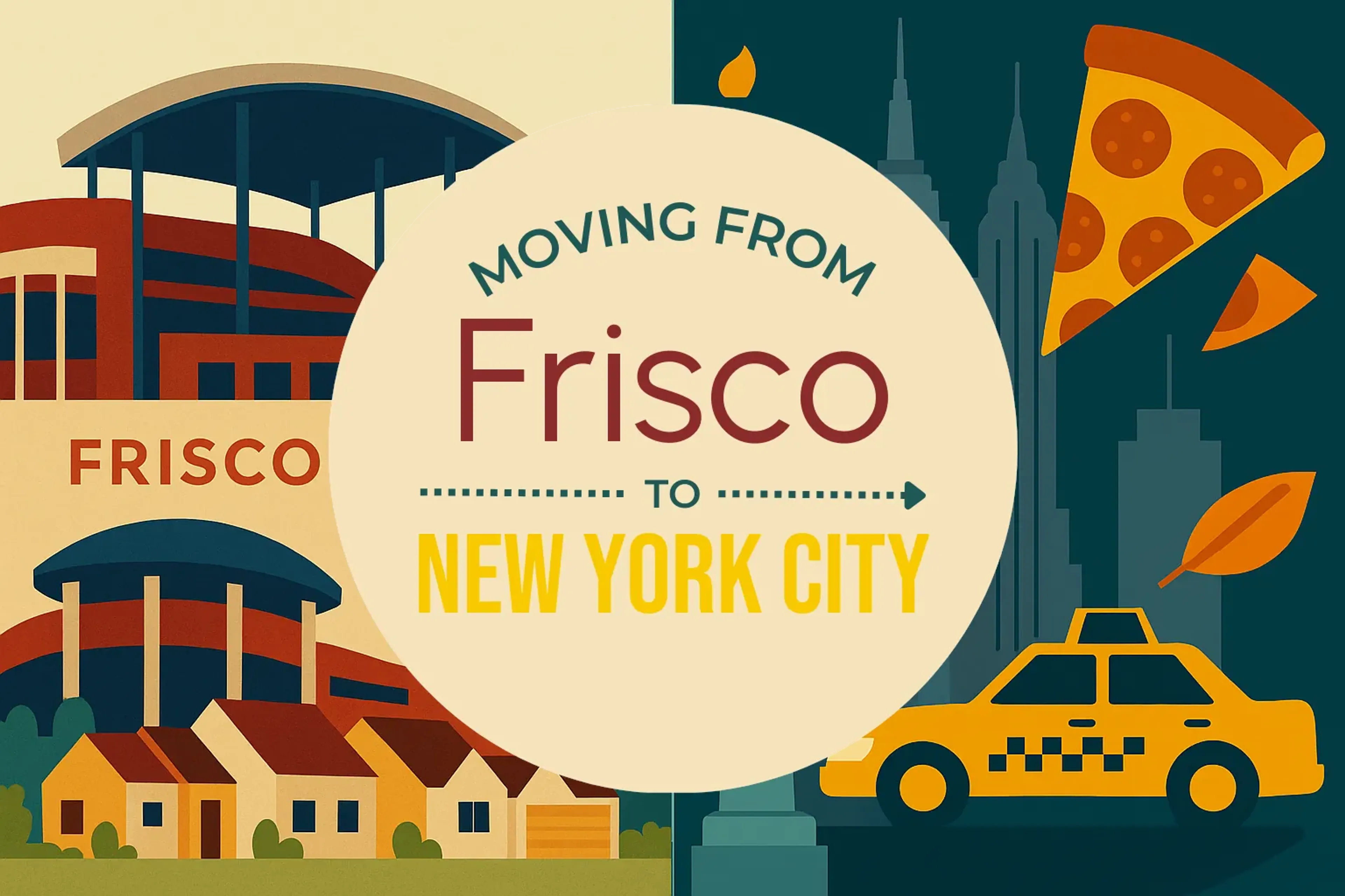Side-by-side comparison of Frisco to New York City moving companies