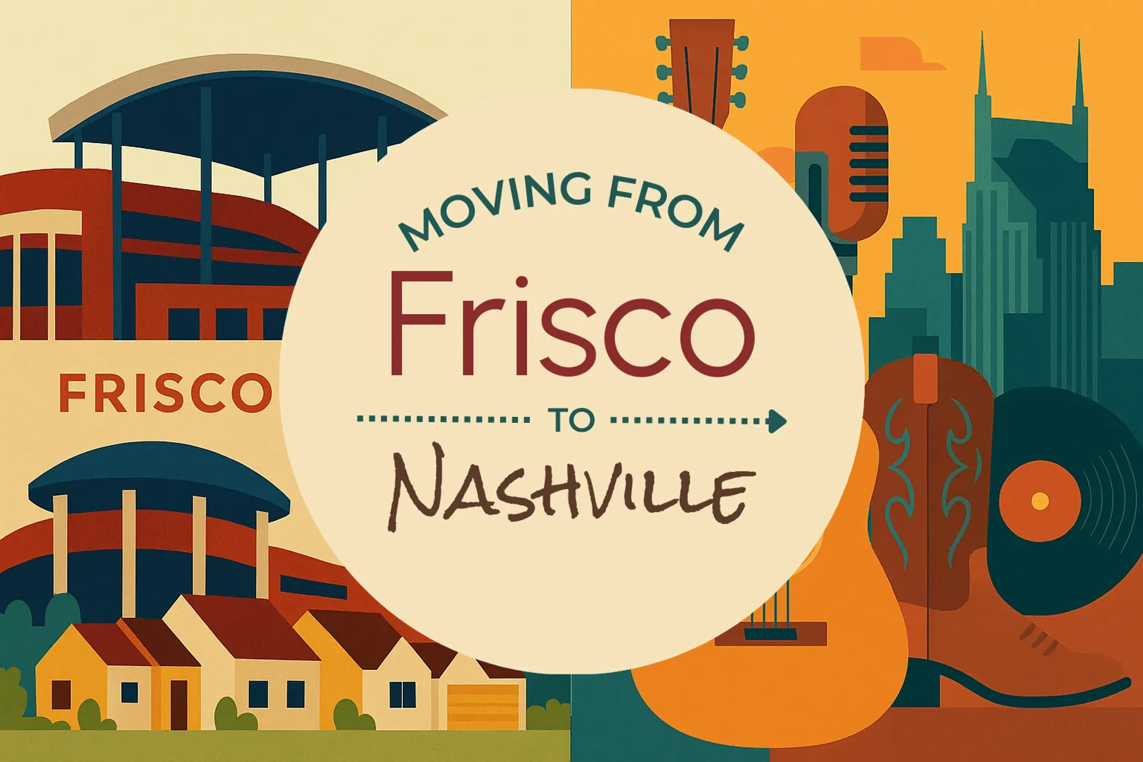 Side-by-side comparison of Frisco to Nashville moving companies