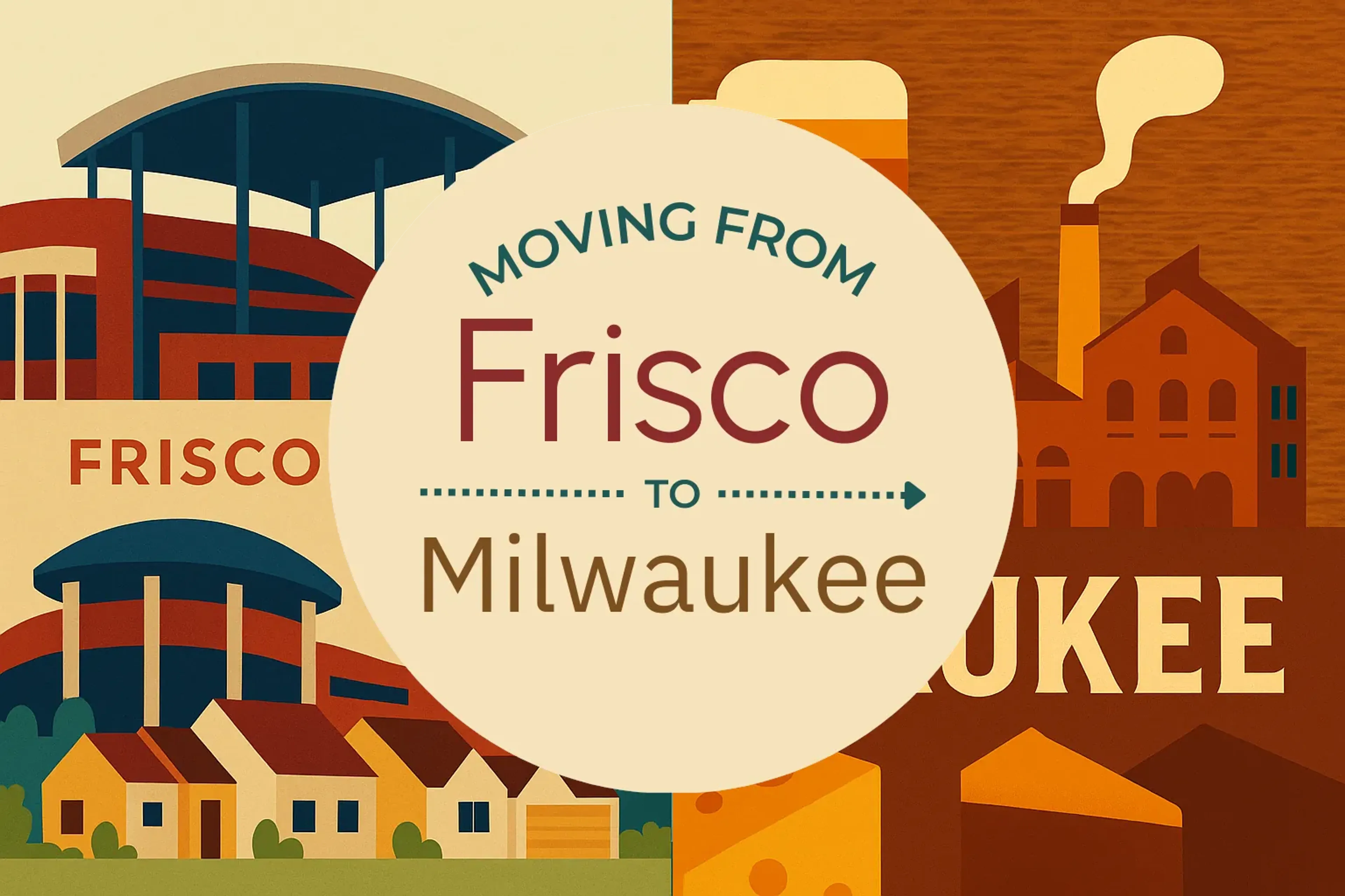 Side-by-side comparison of Frisco to Milwaukee moving companies