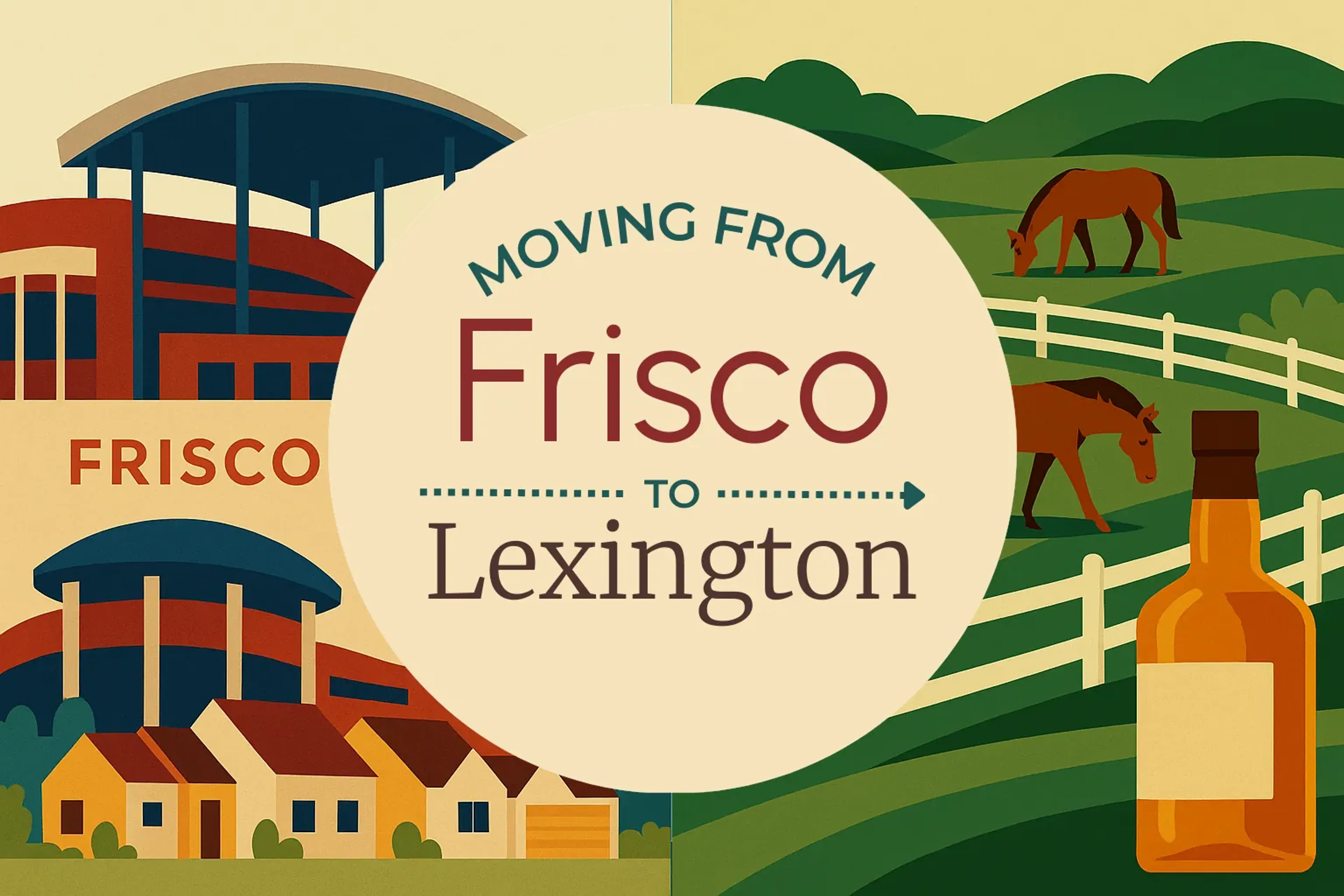 Side-by-side comparison of Frisco to Lexington moving companies