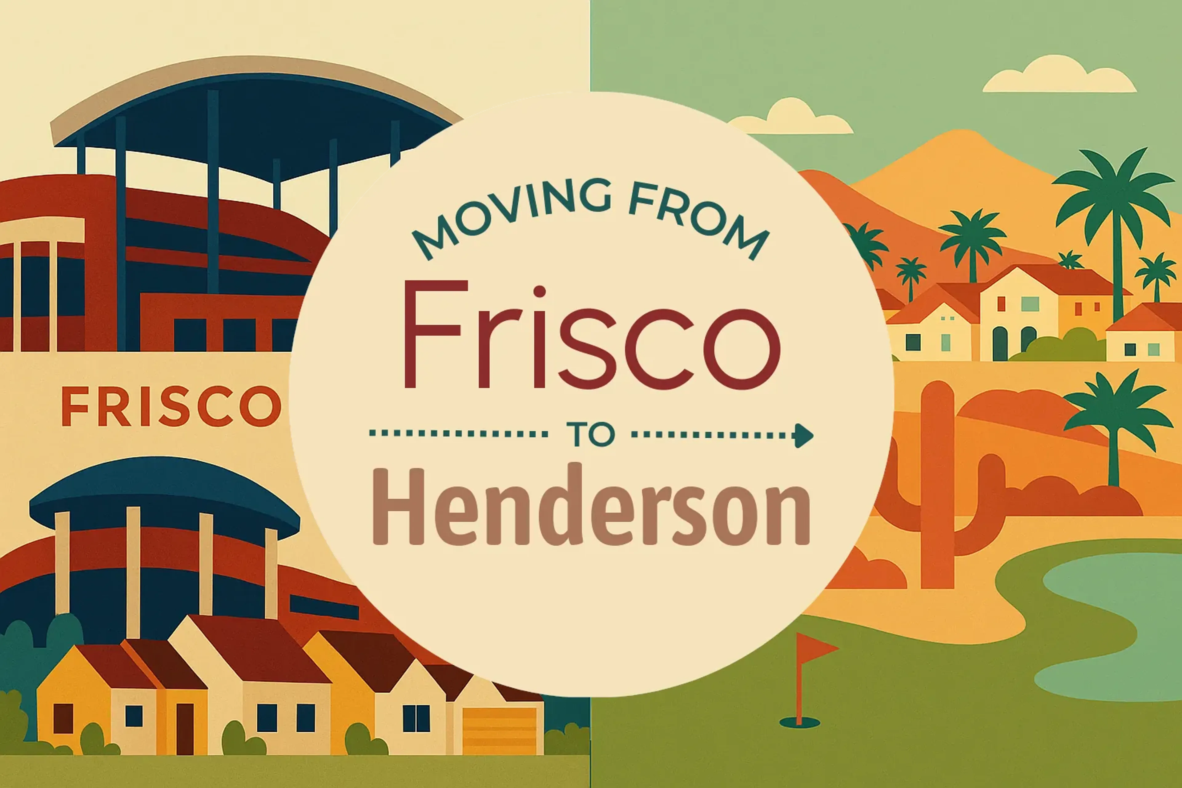 Side-by-side comparison of Frisco to Henderson moving companies
