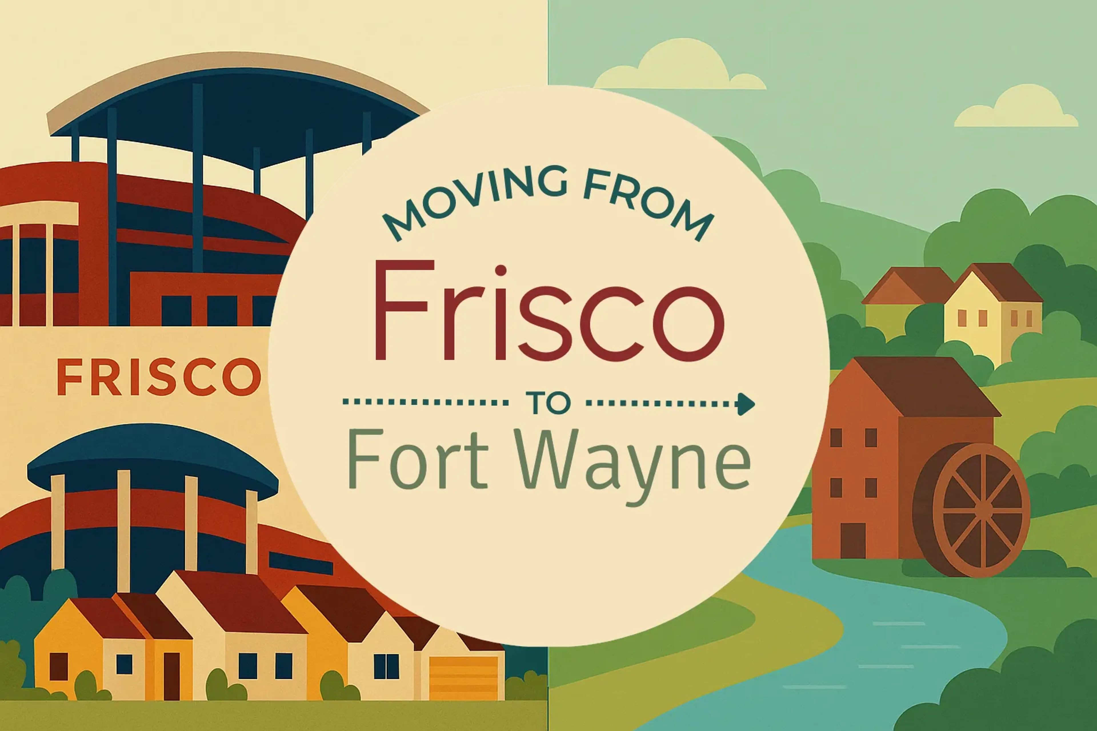 Side-by-side comparison of Frisco to Fort Wayne moving companies