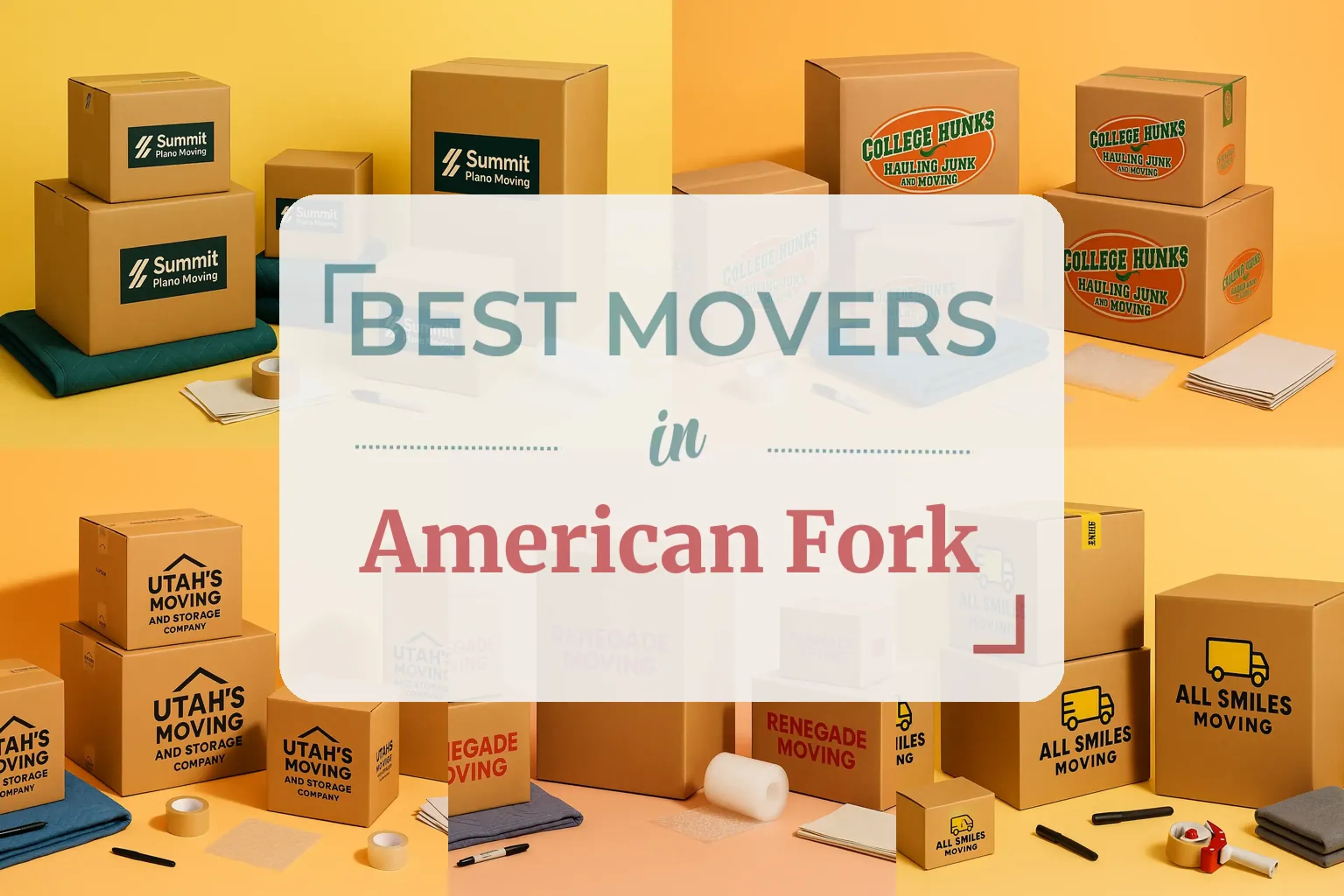 Side-by-side comparison of American Fork moving companies