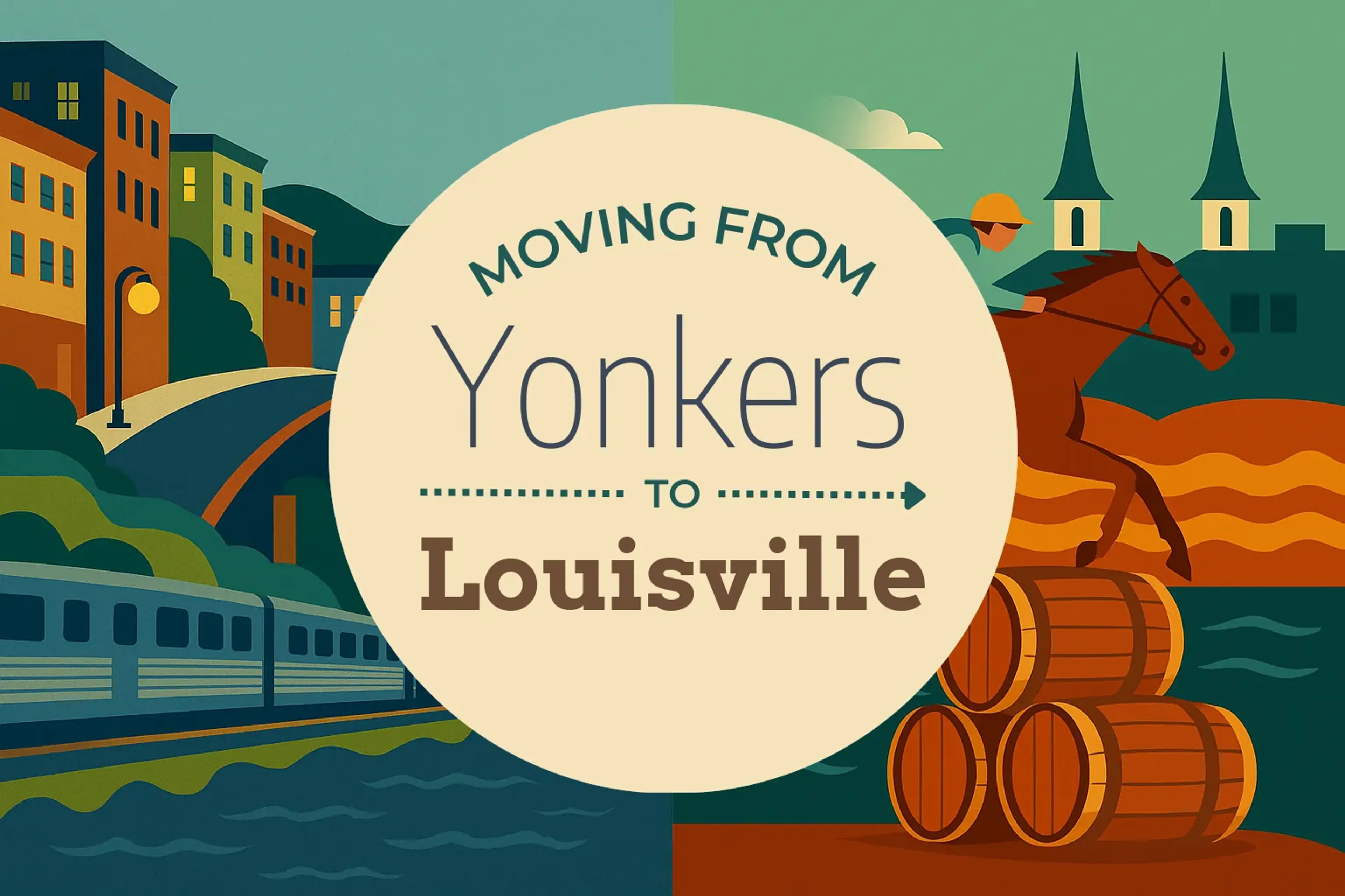 Side-by-side comparison of Yonkers to Louisville moving companies