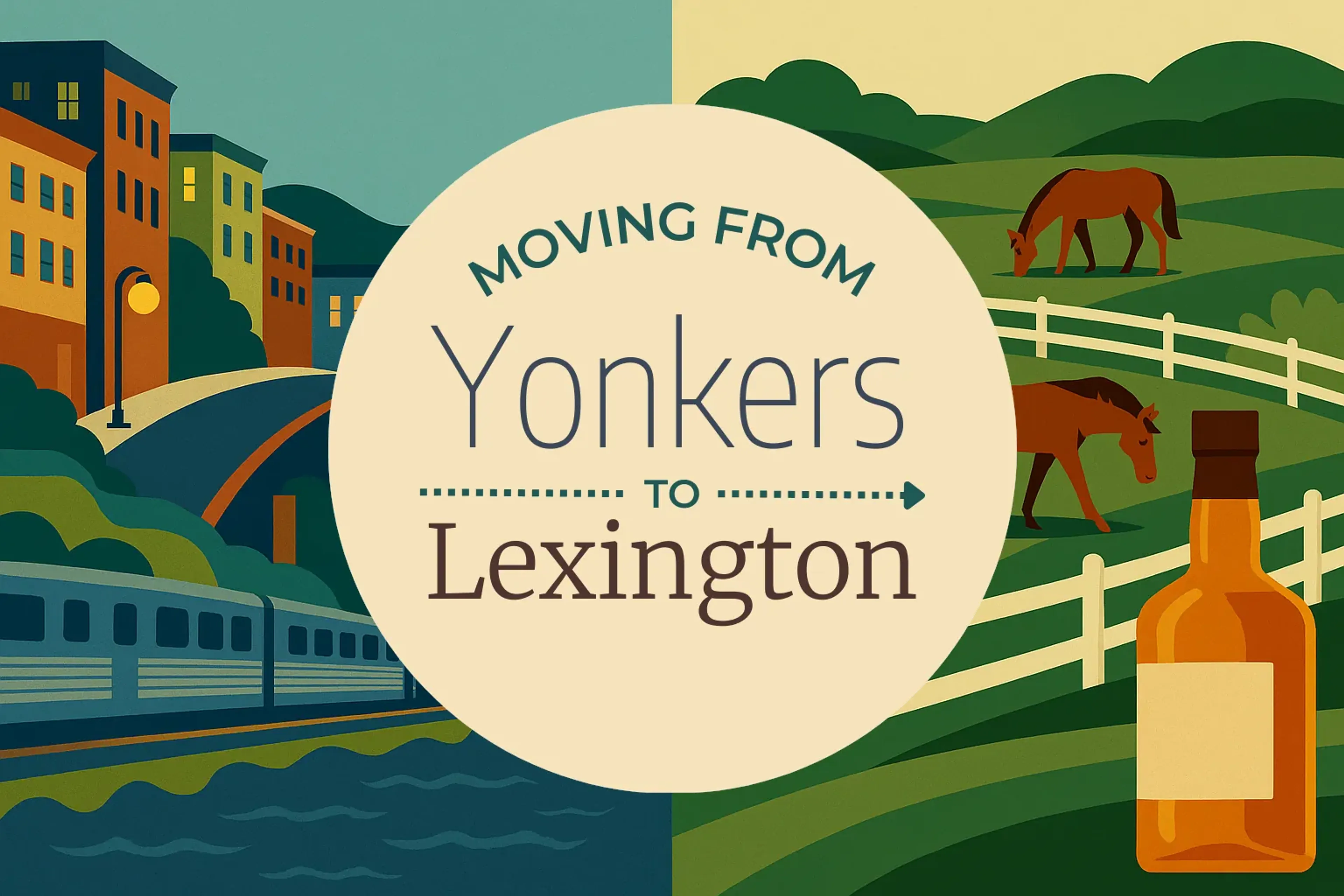 Side-by-side comparison of Yonkers to Lexington moving companies