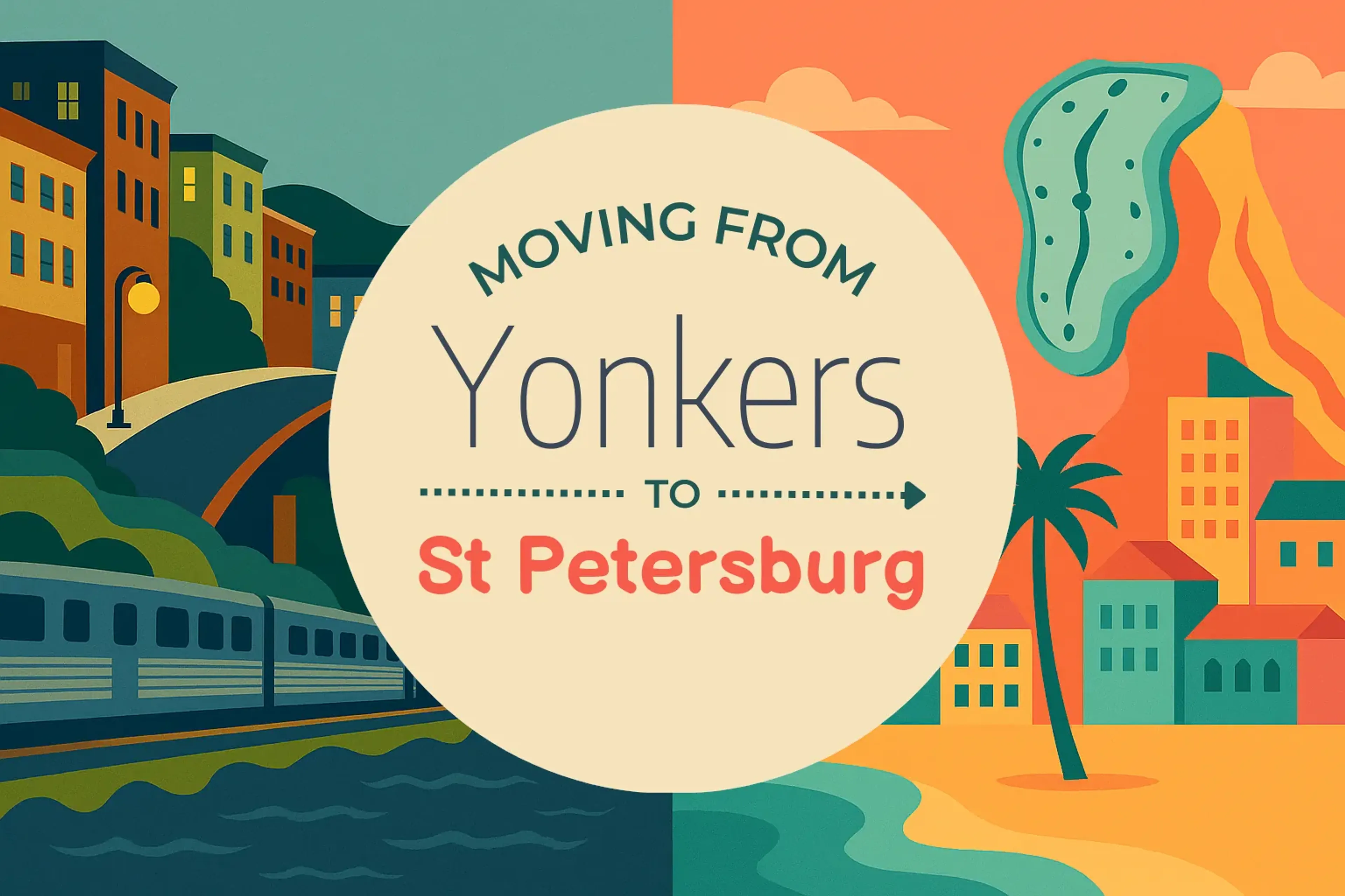 Side-by-side comparison of Yonkers to St. Petersburg moving companies