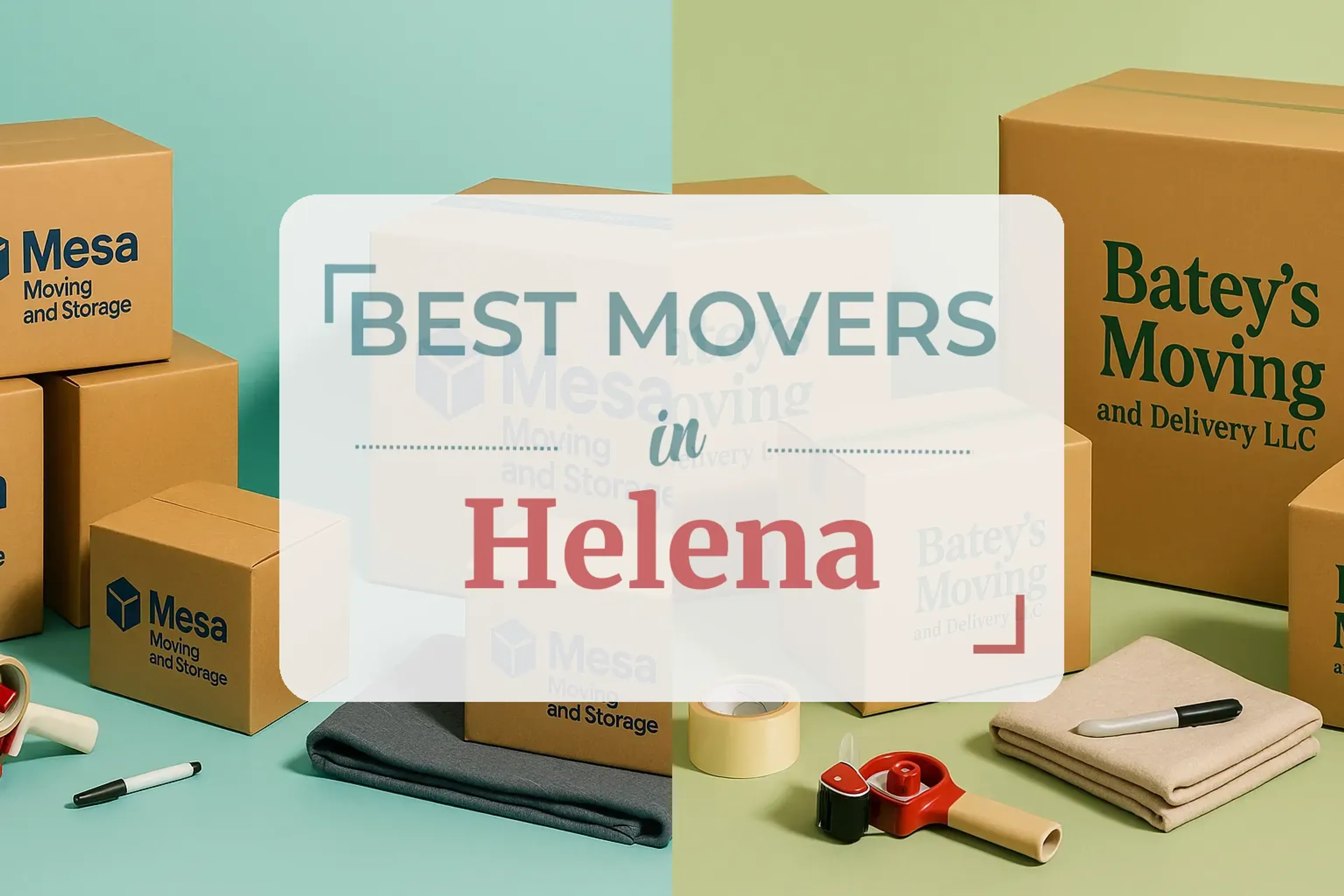 Side-by-side comparison of Helena moving companies