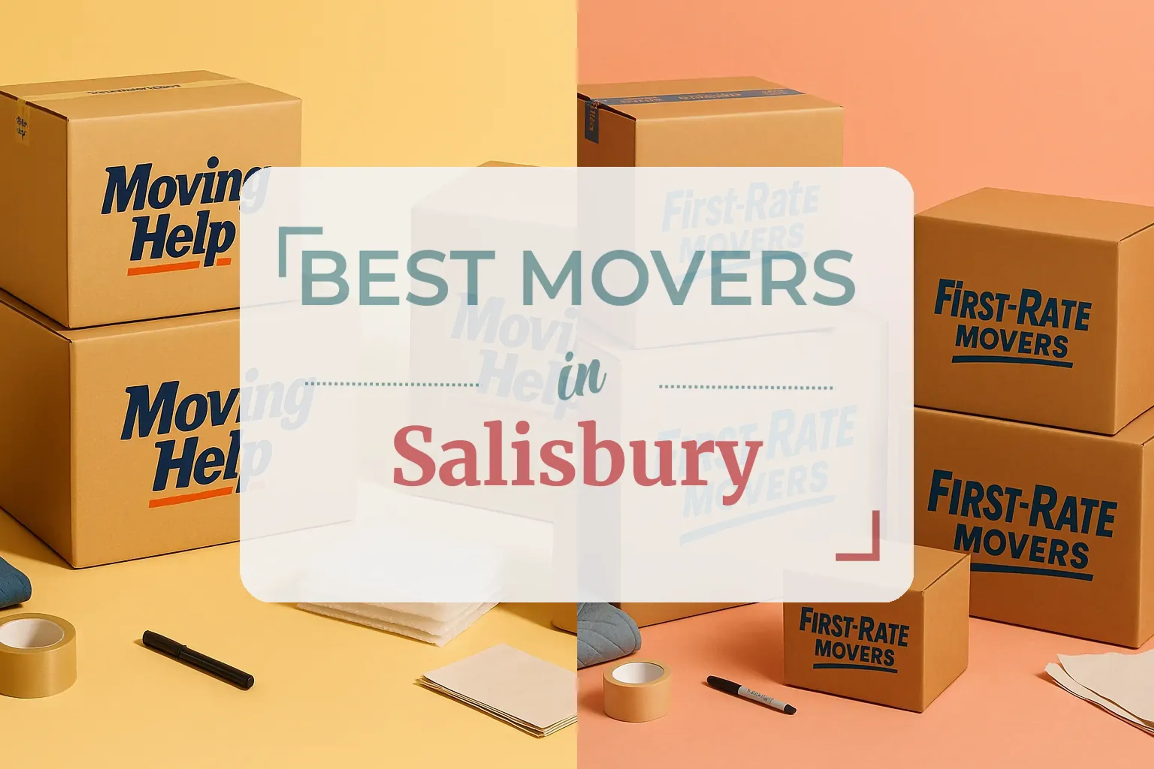 Side-by-side comparison of Salisbury moving companies