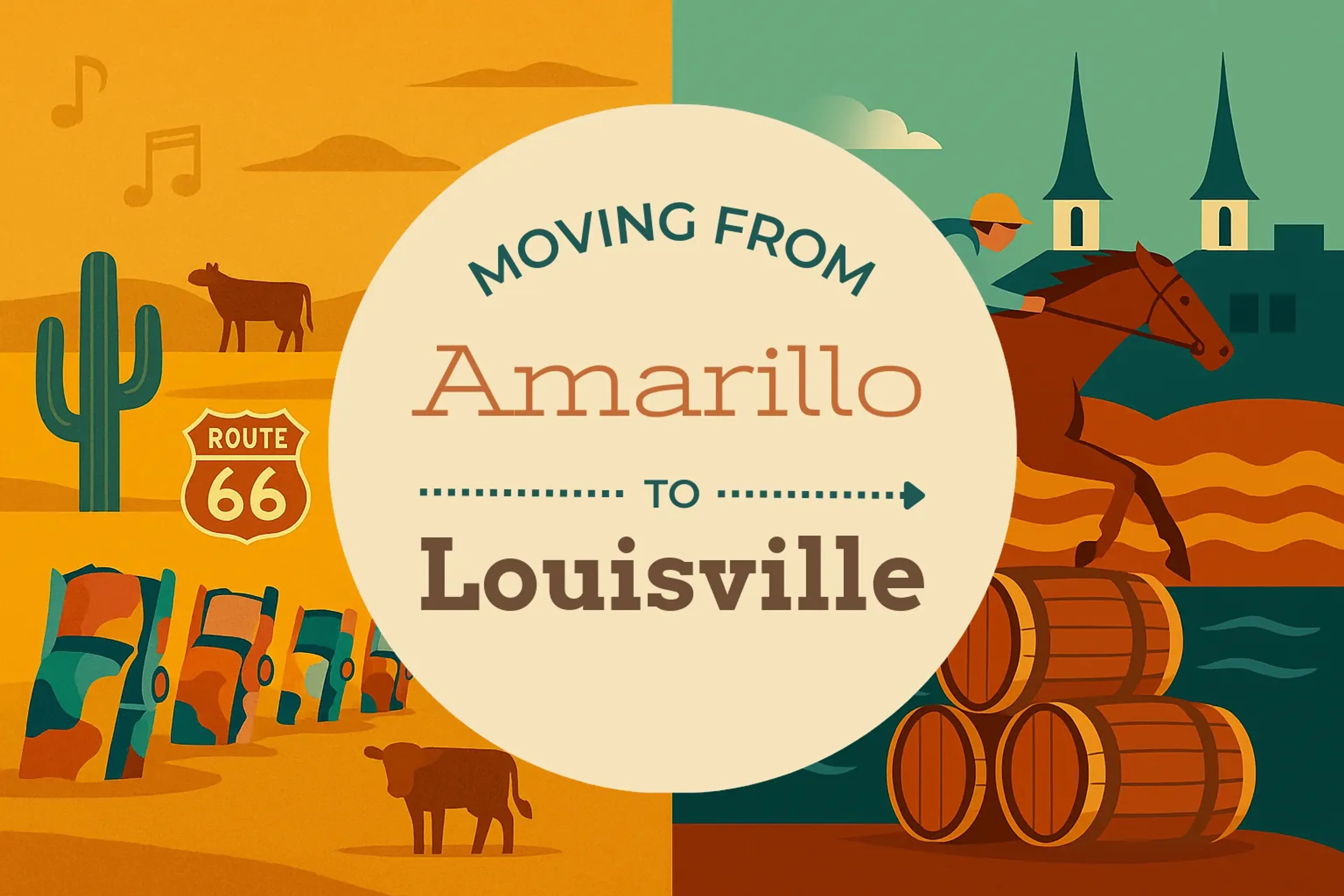 Side-by-side comparison of Amarillo to Louisville moving companies
