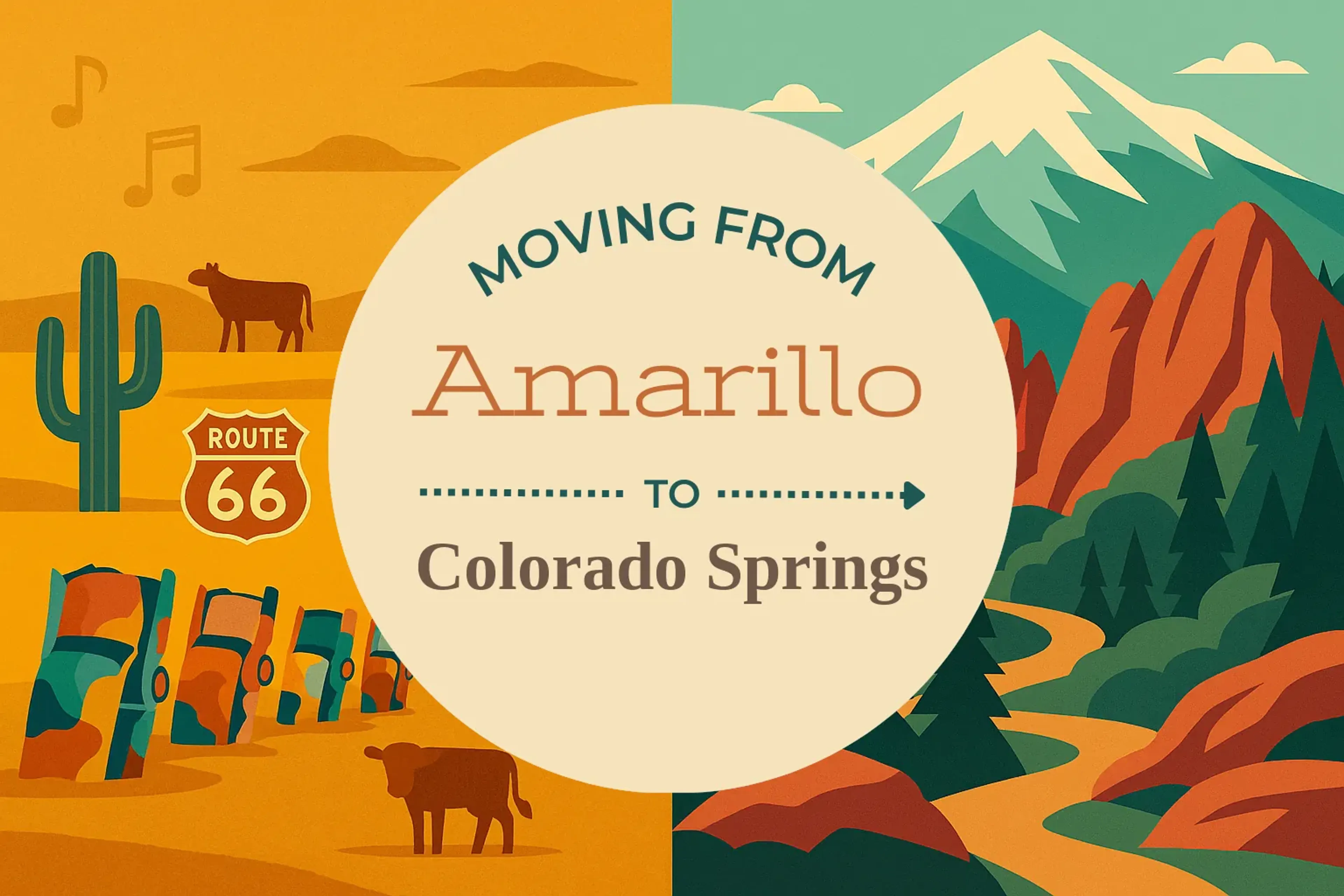 Side-by-side comparison of Amarillo to Colorado Springs moving companies