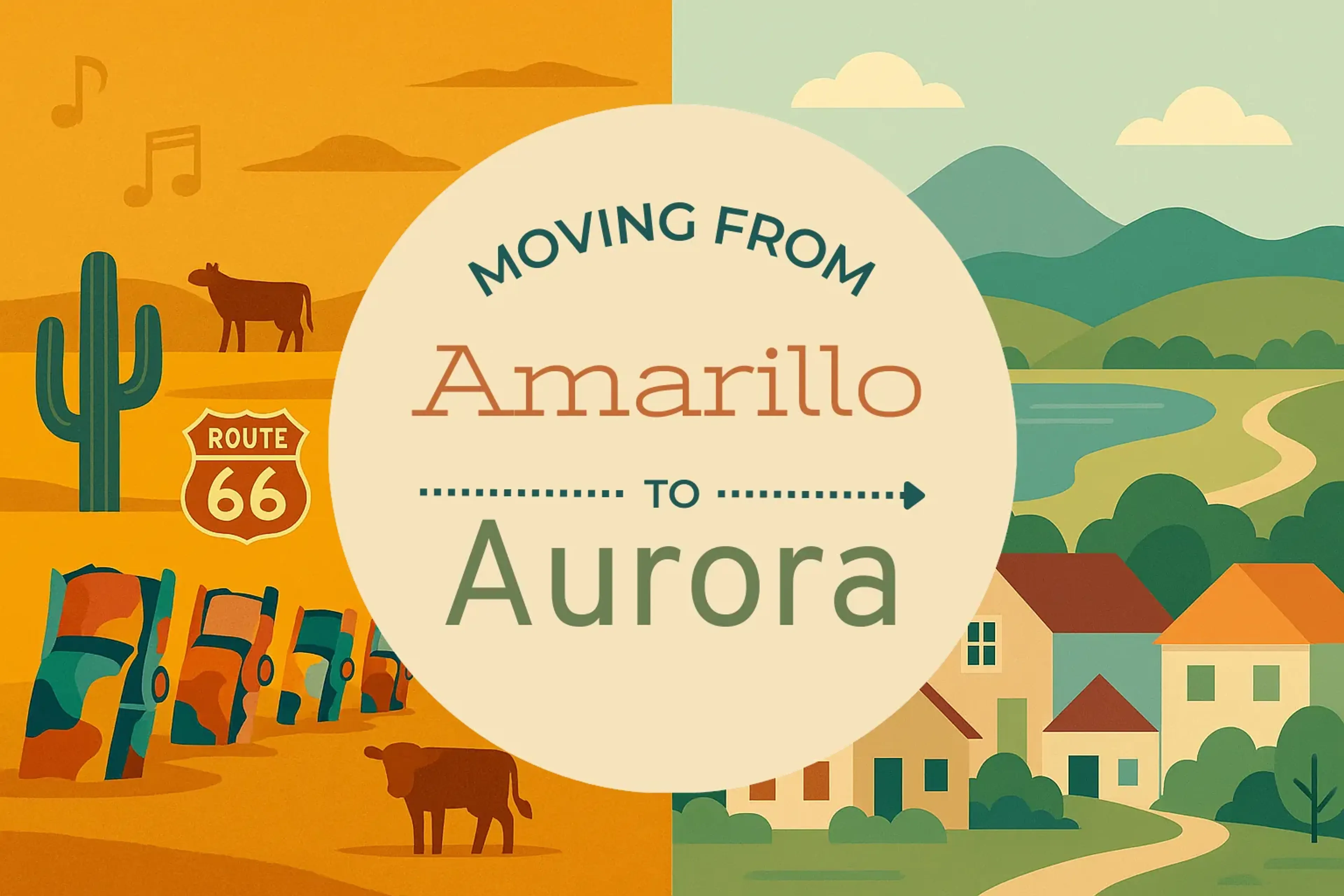 Side-by-side comparison of Amarillo to Aurora moving companies