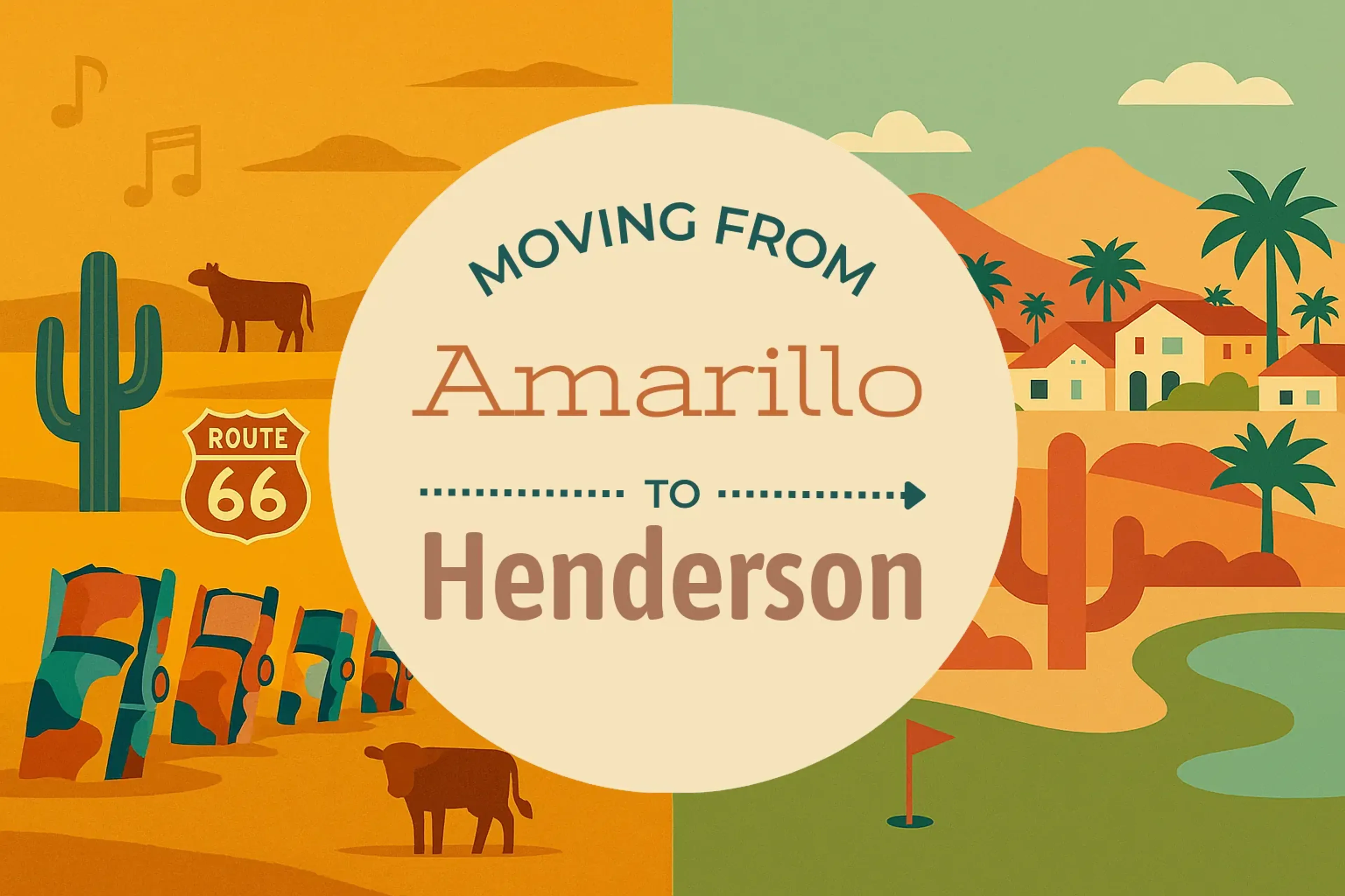 Side-by-side comparison of Amarillo to Henderson moving companies