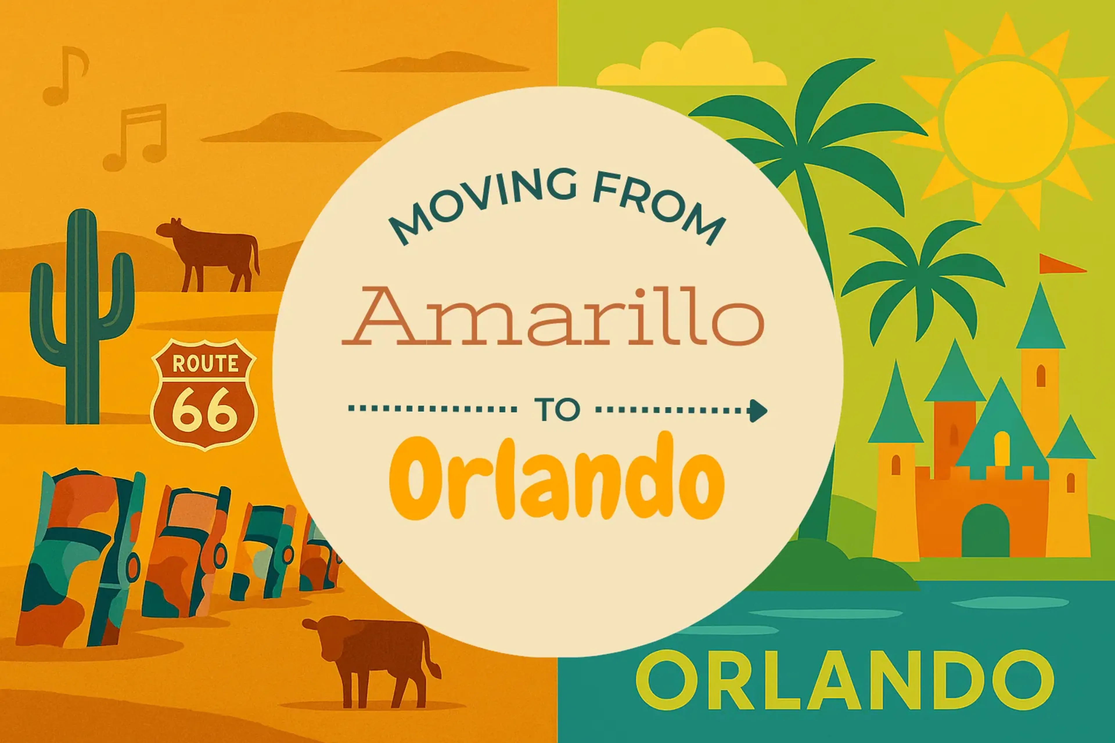 Side-by-side comparison of Amarillo to Orlando moving companies