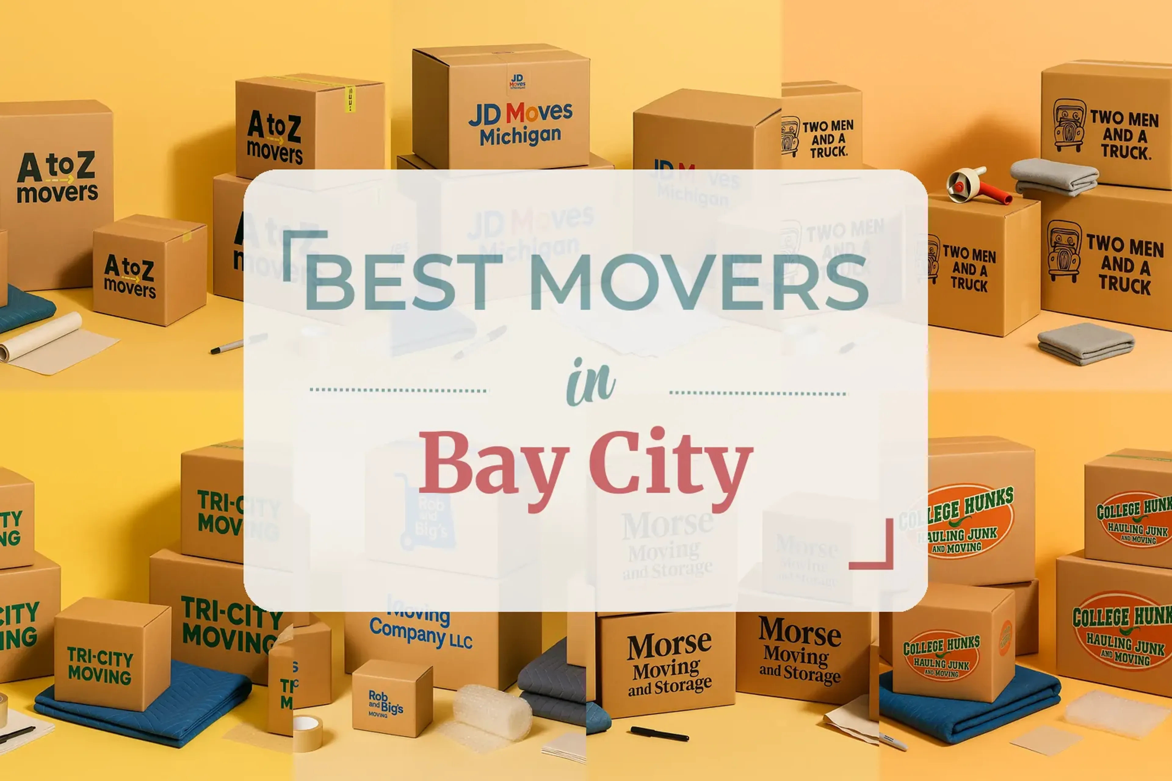 Side-by-side comparison of Bay City moving companies