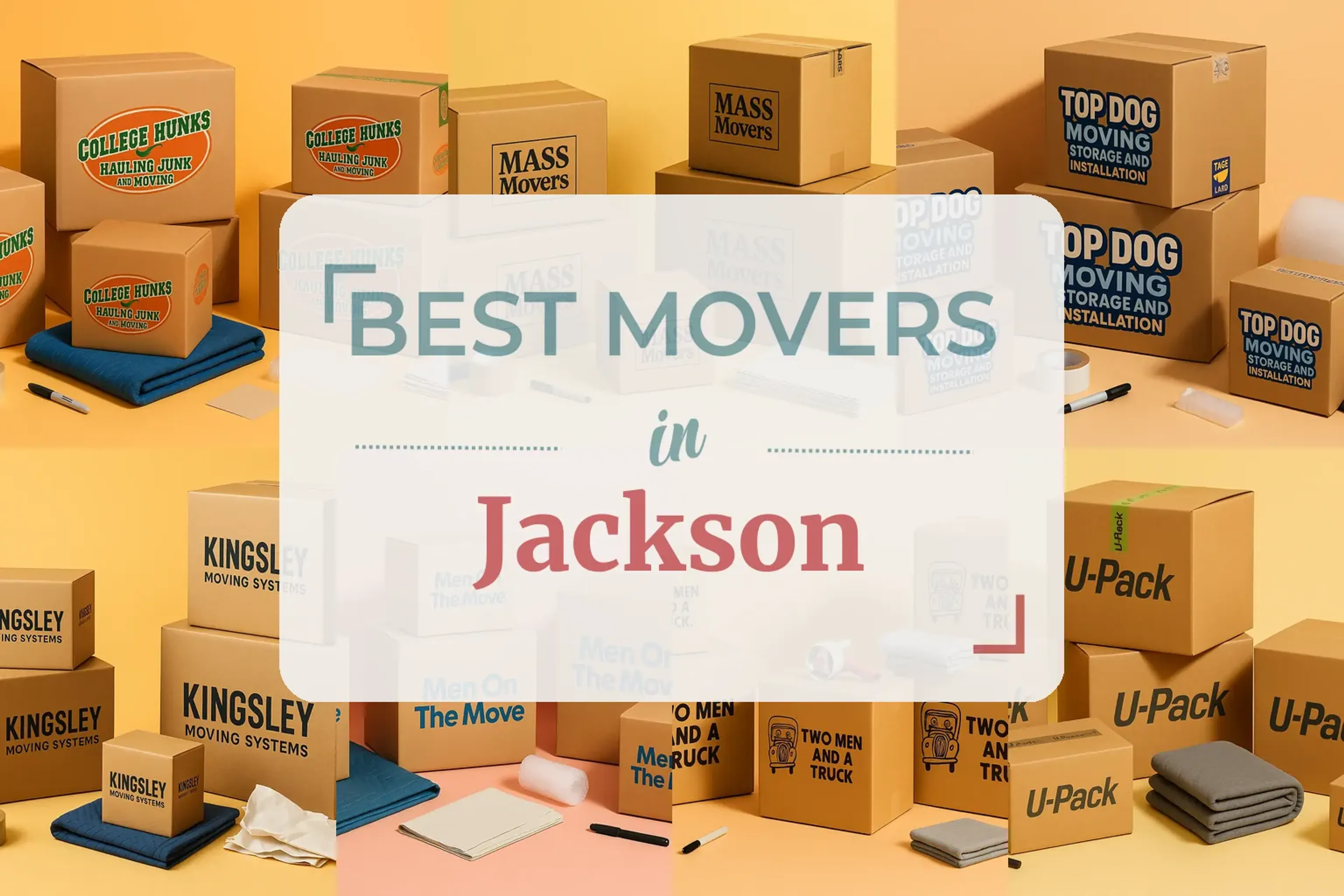 Side-by-side comparison of Jackson moving companies