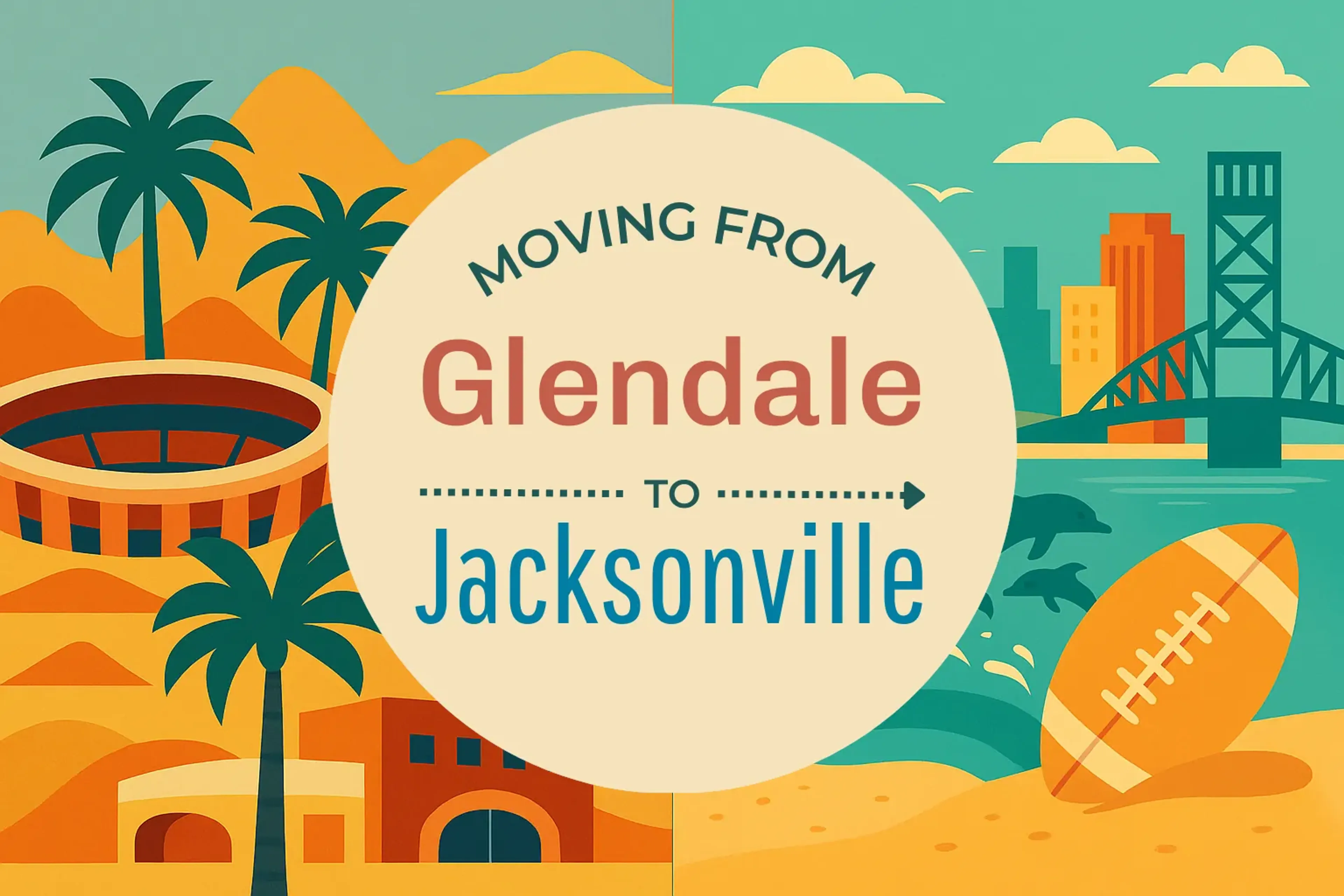 Side-by-side comparison of Glendale to Jacksonville moving companies