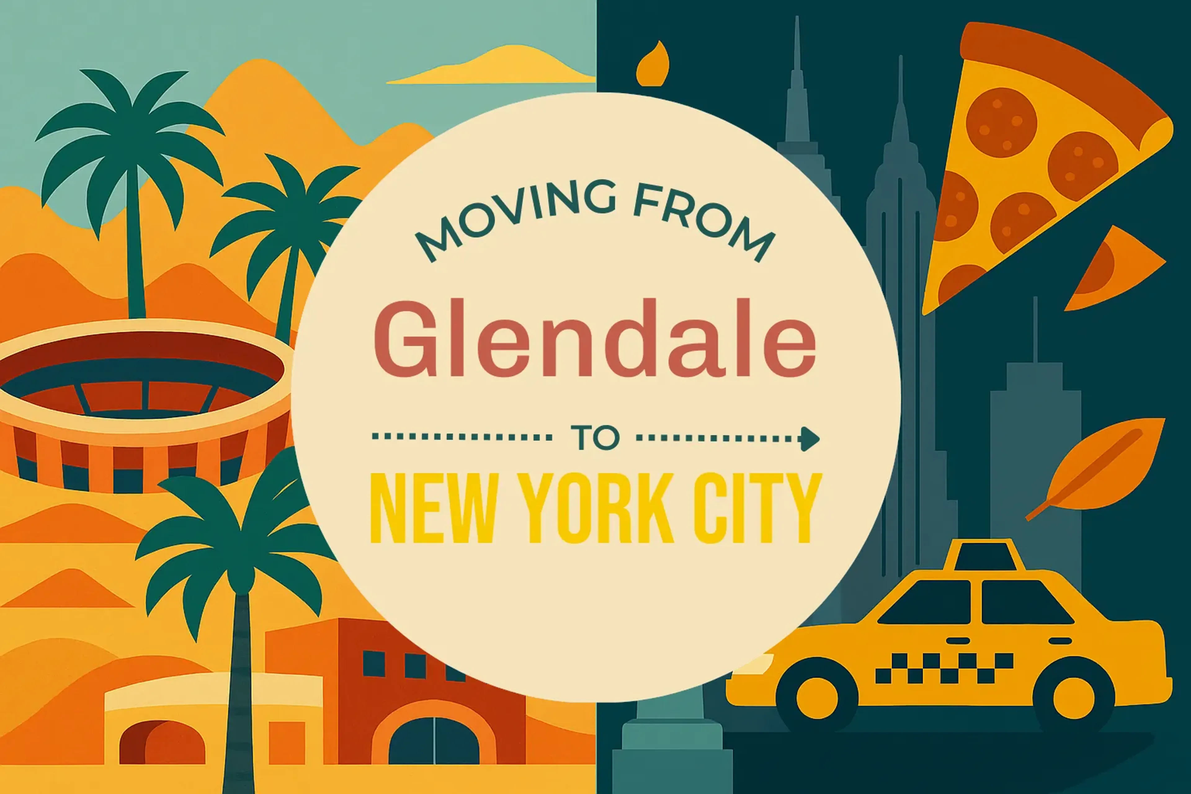 Side-by-side comparison of Glendale to New York City moving companies