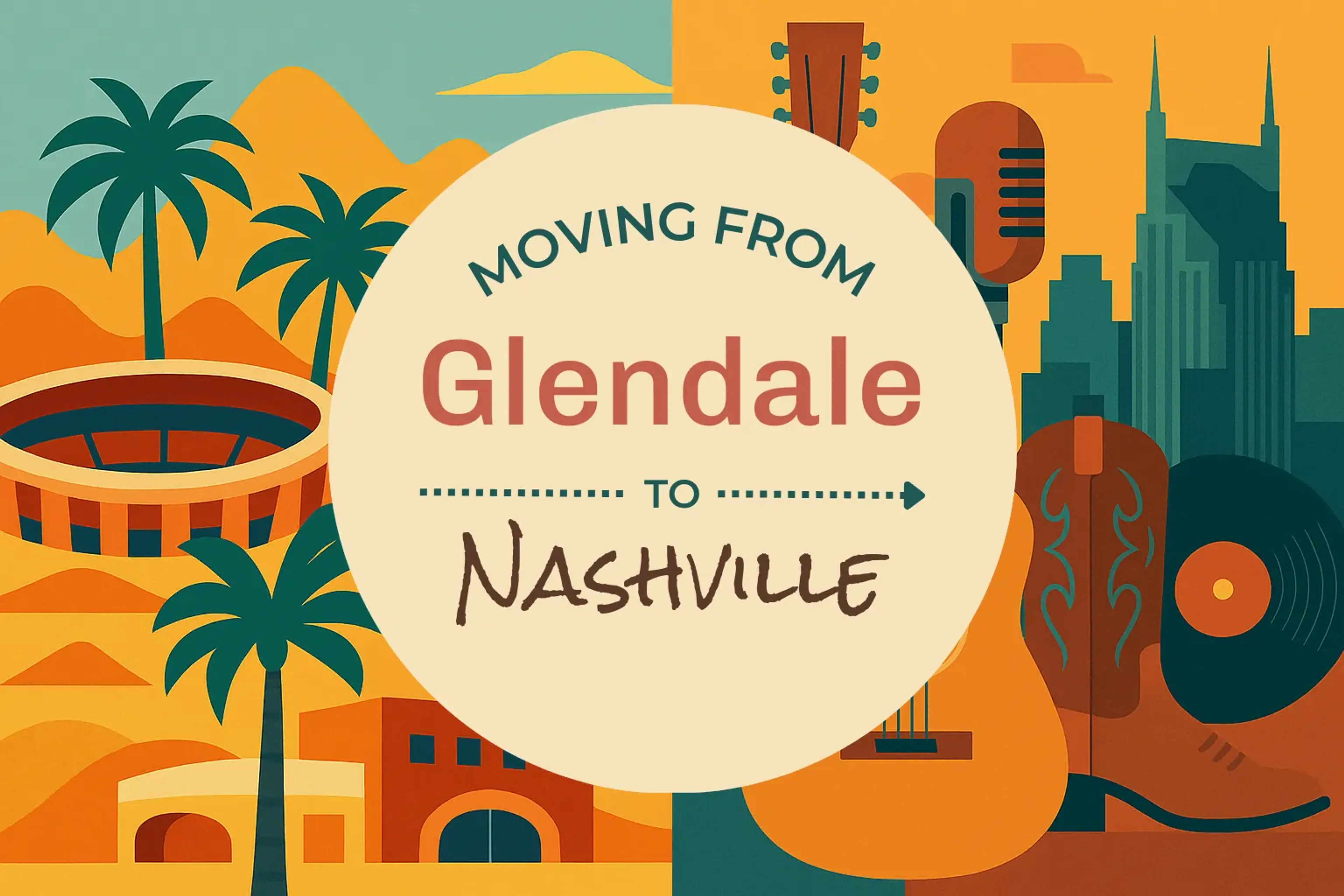 Side-by-side comparison of Glendale to Nashville moving companies