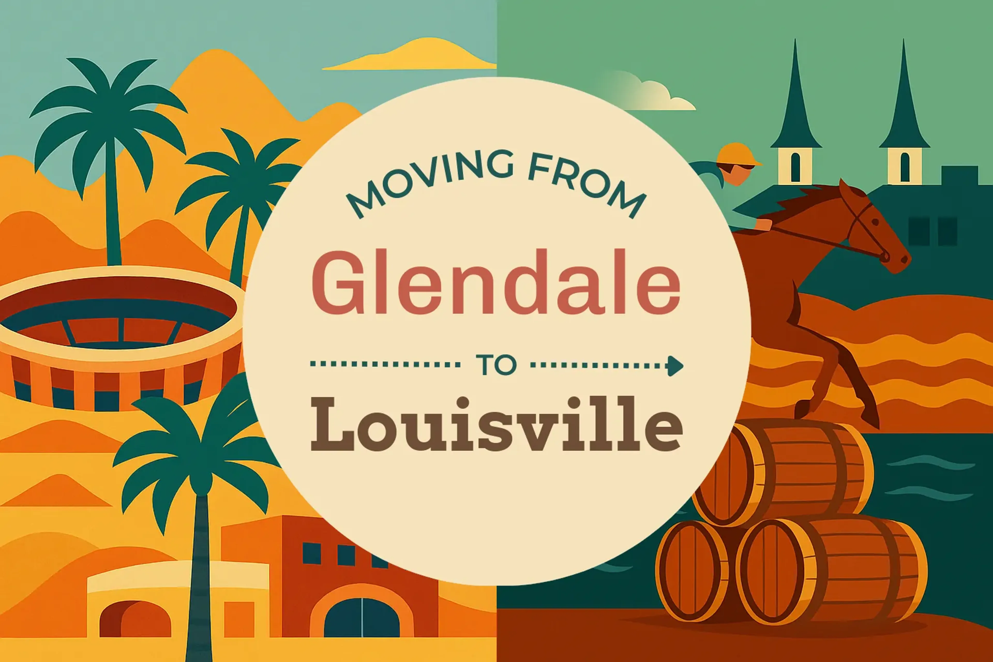 Side-by-side comparison of Glendale to Louisville moving companies
