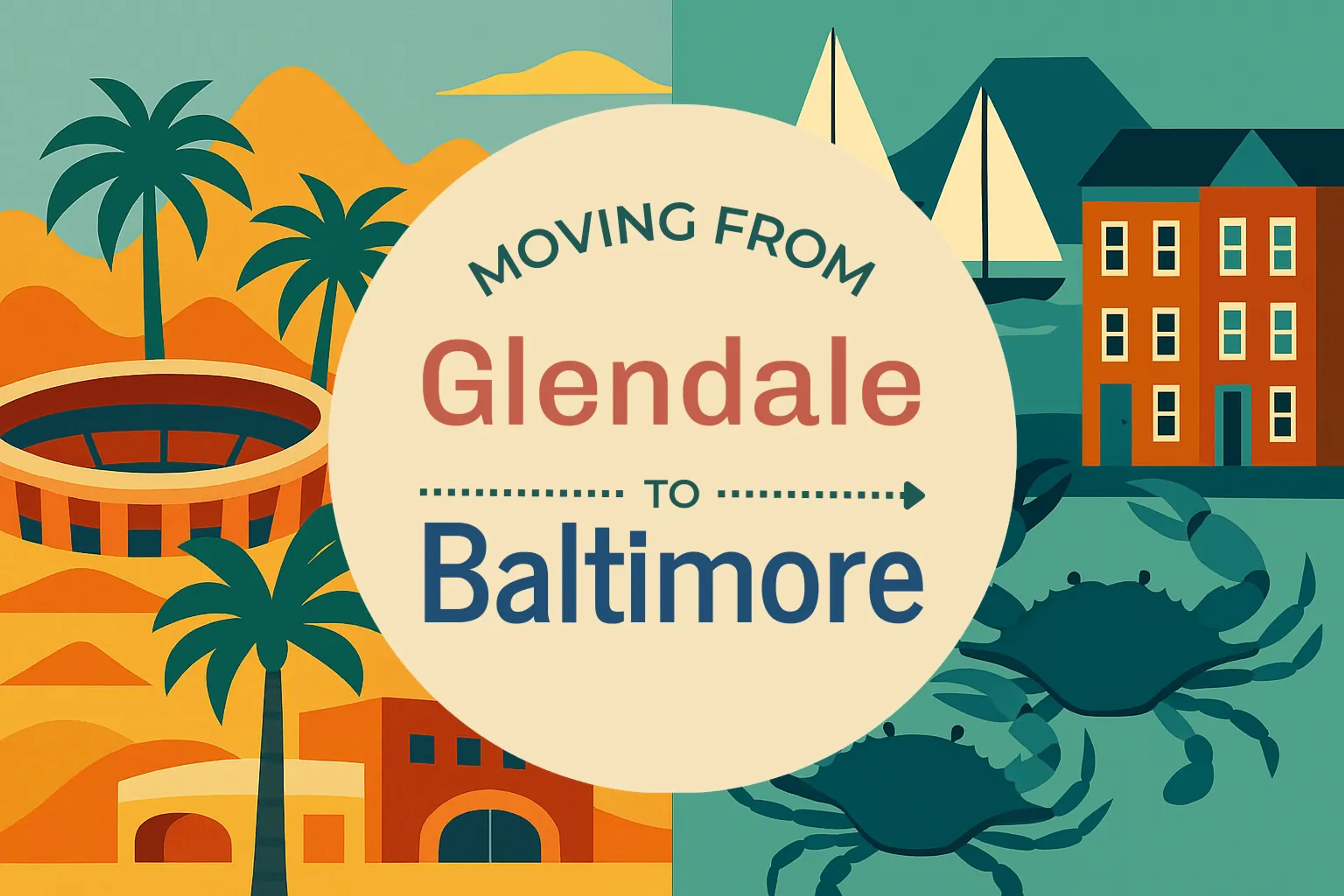 Side-by-side comparison of Glendale to Baltimore moving companies