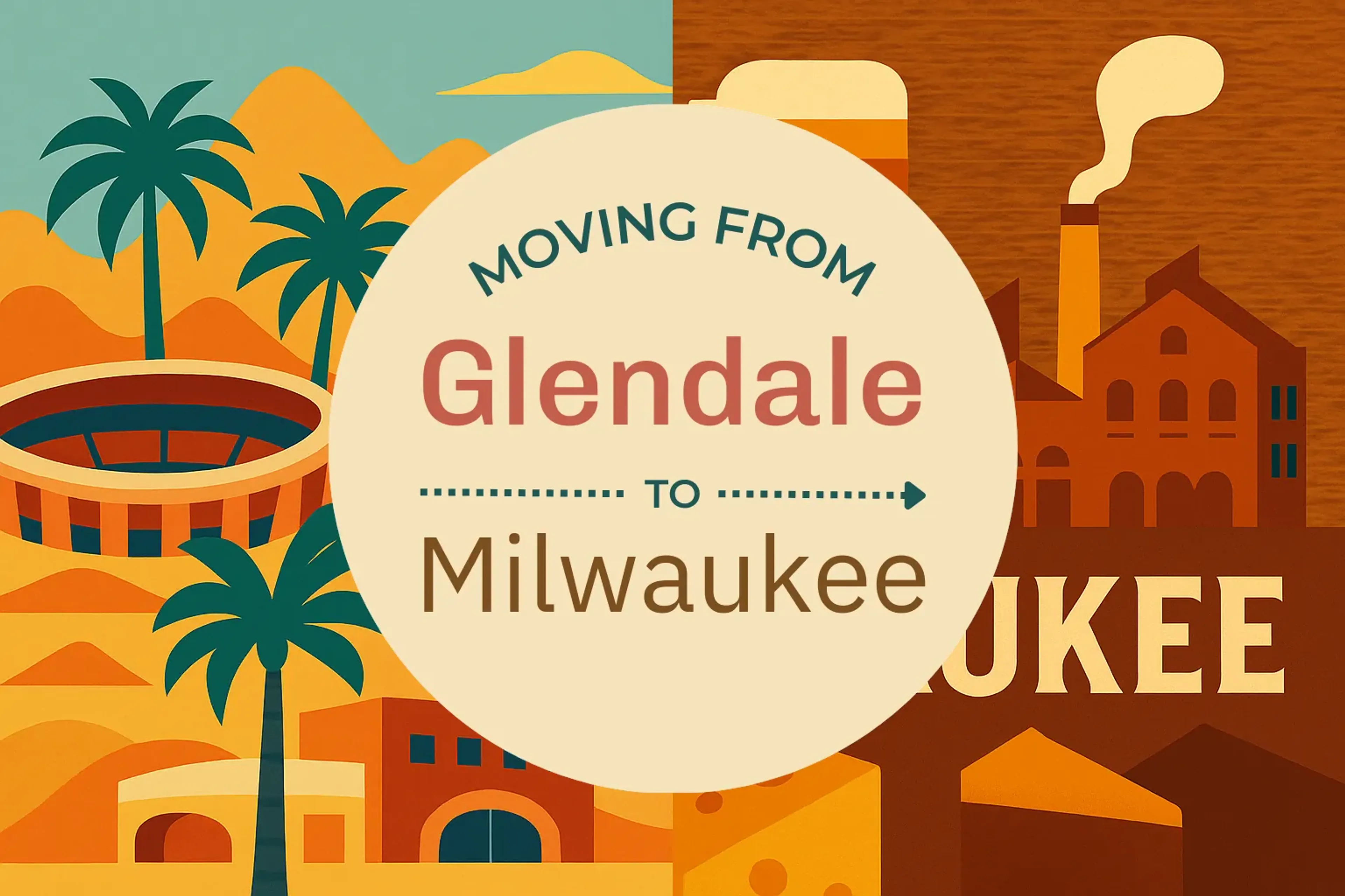 Side-by-side comparison of Glendale to Milwaukee moving companies