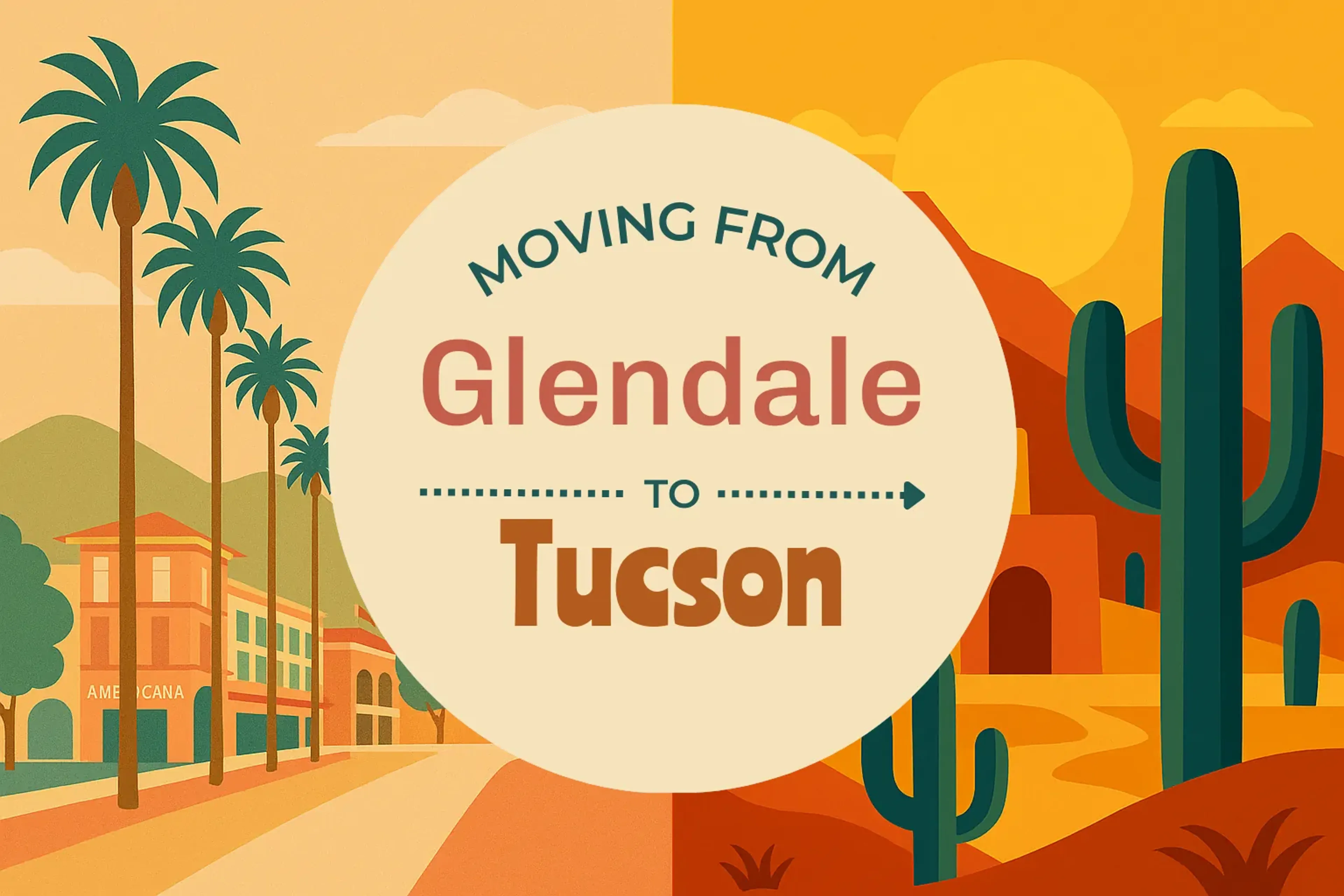Side-by-side comparison of Glendale to Tucson moving companies