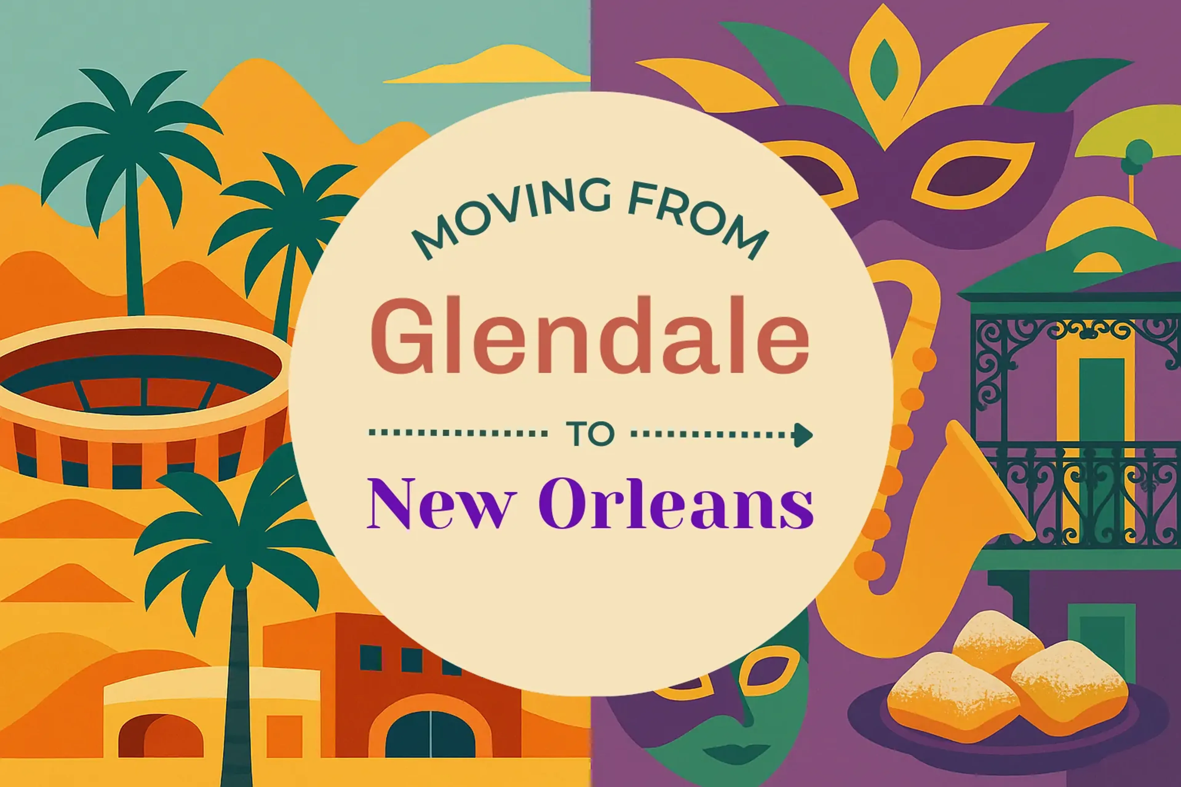 Side-by-side comparison of Glendale to New Orleans moving companies