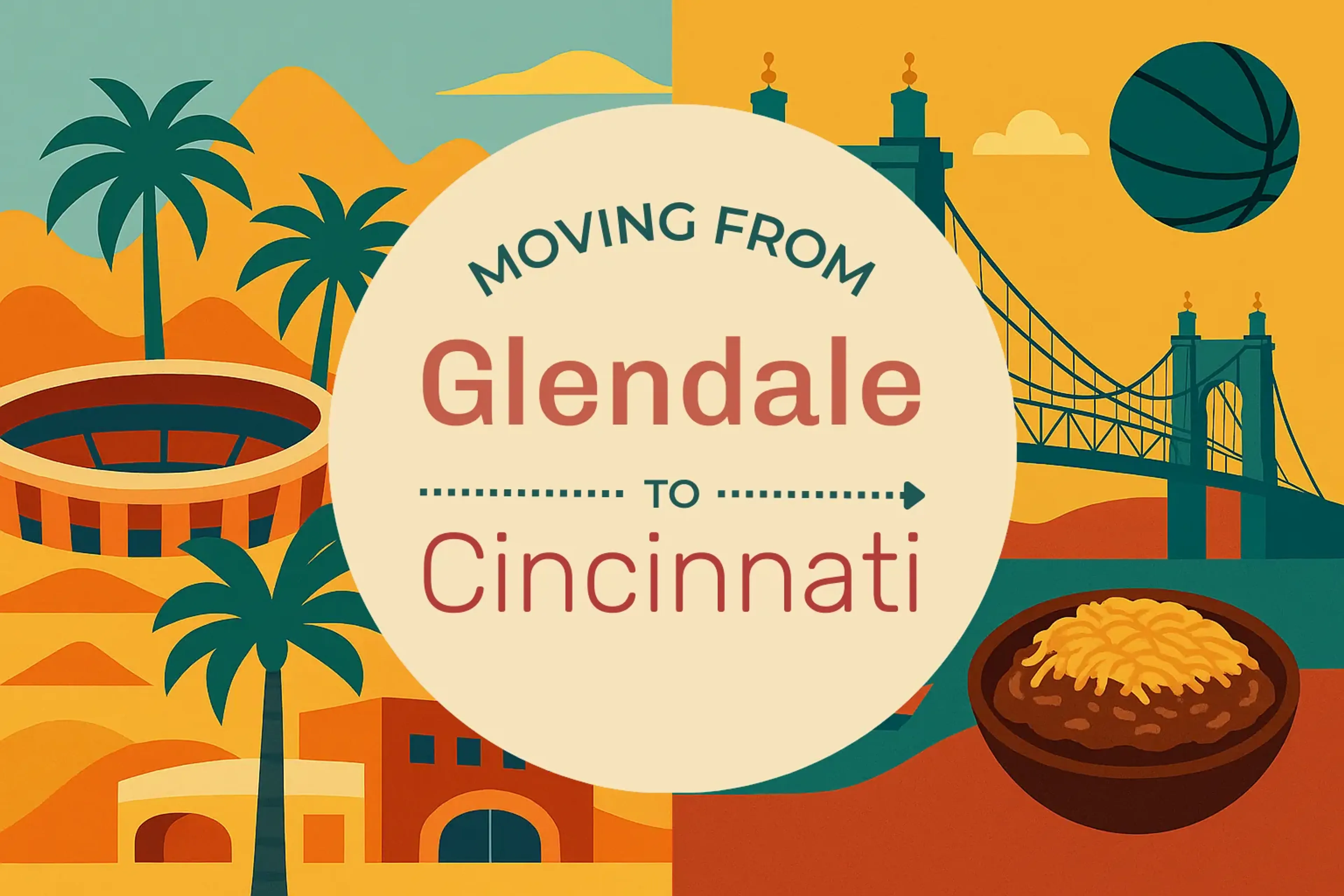 Side-by-side comparison of Glendale to Cincinnati moving companies
