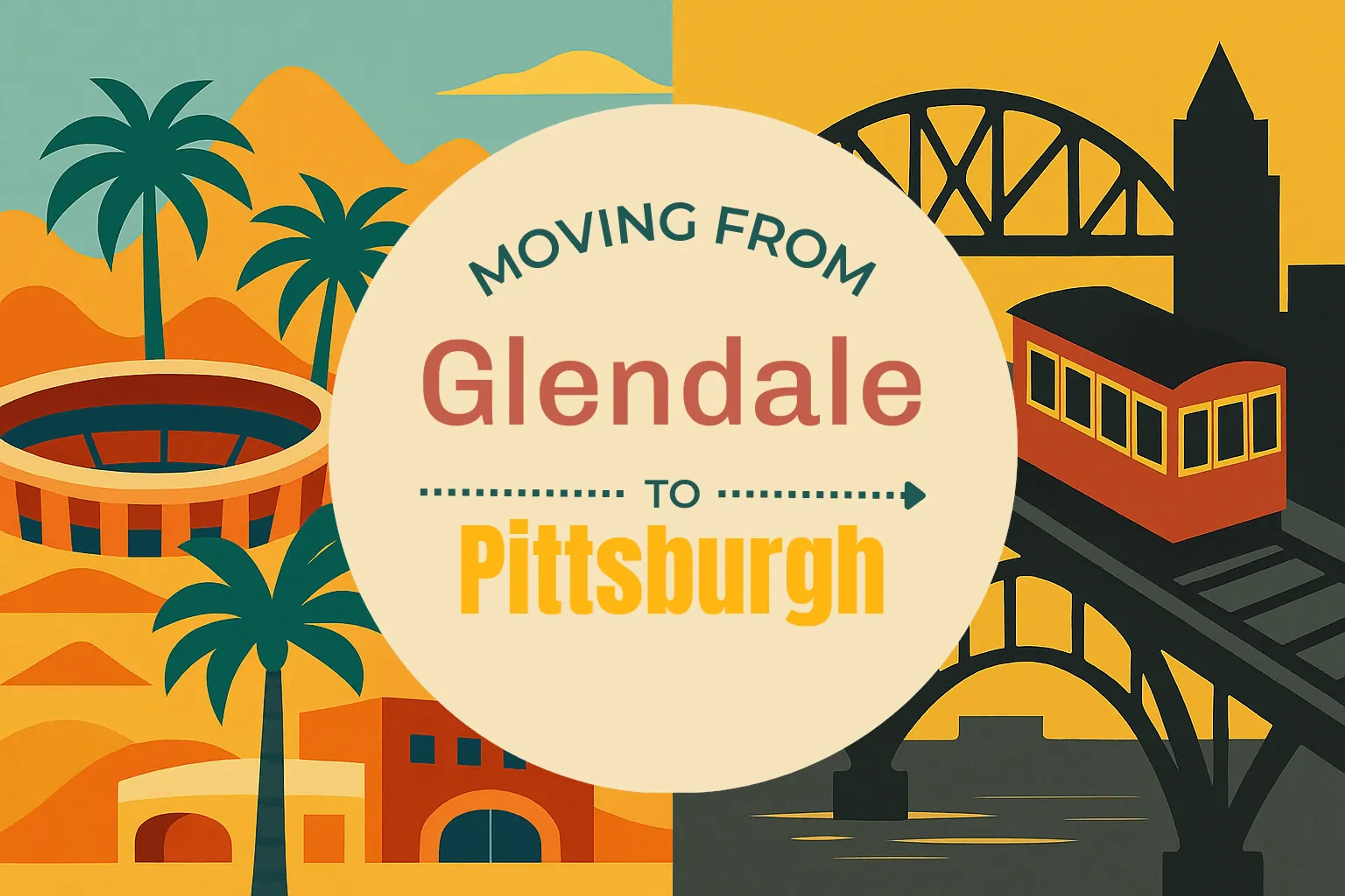 Side-by-side comparison of Glendale to Pittsburgh moving companies
