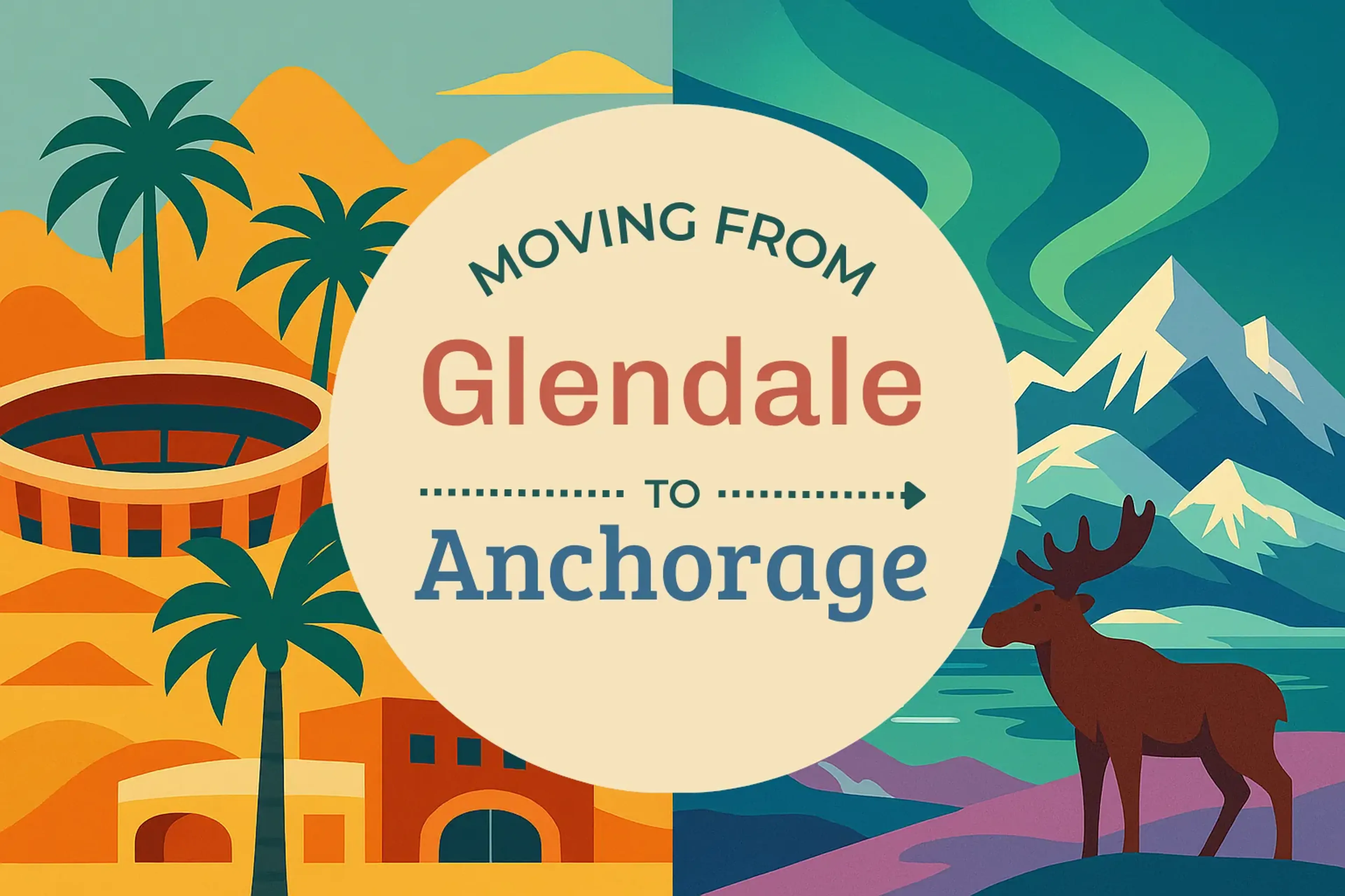 Side-by-side comparison of Glendale to Anchorage moving companies
