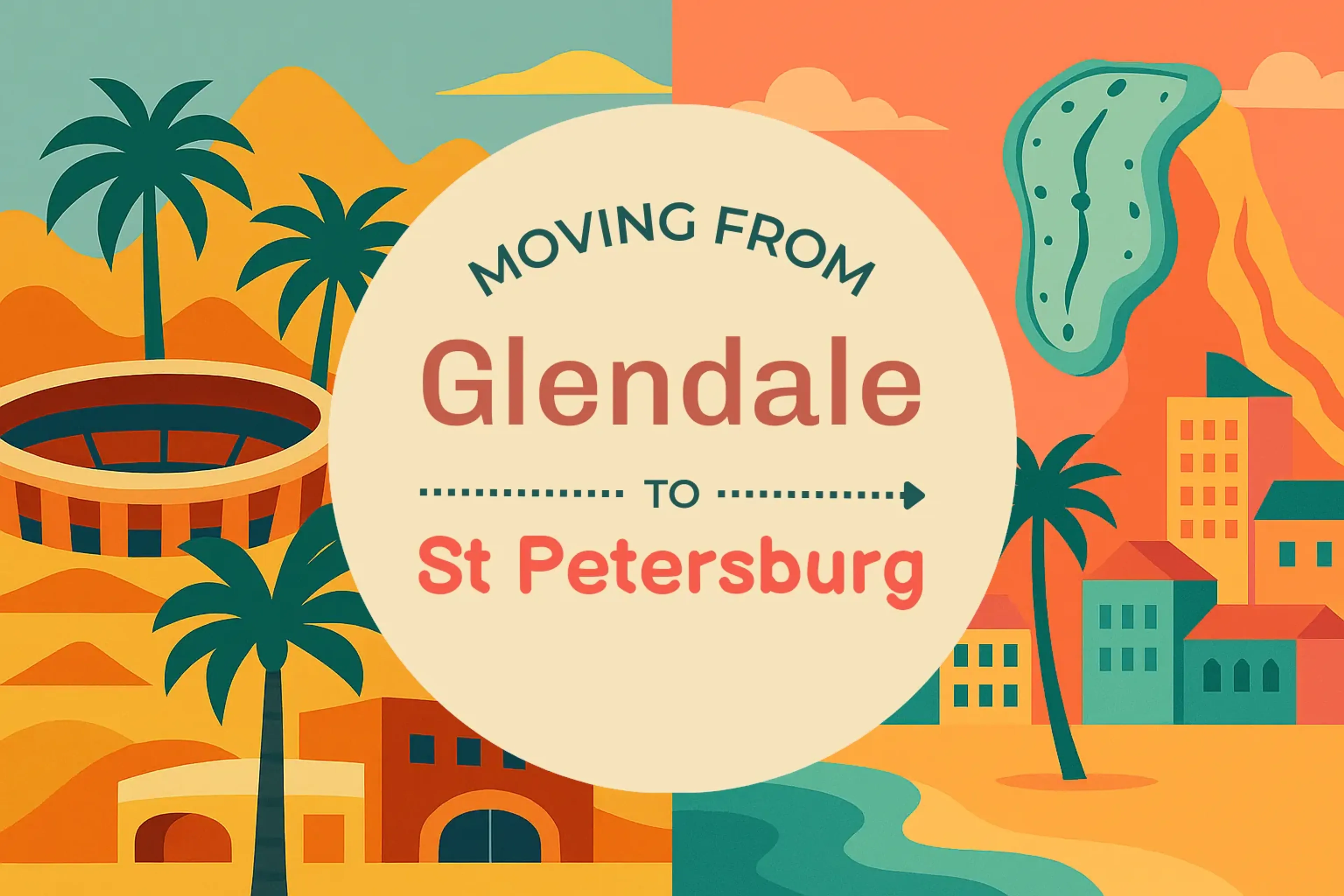 Side-by-side comparison of Glendale to St. Petersburg moving companies