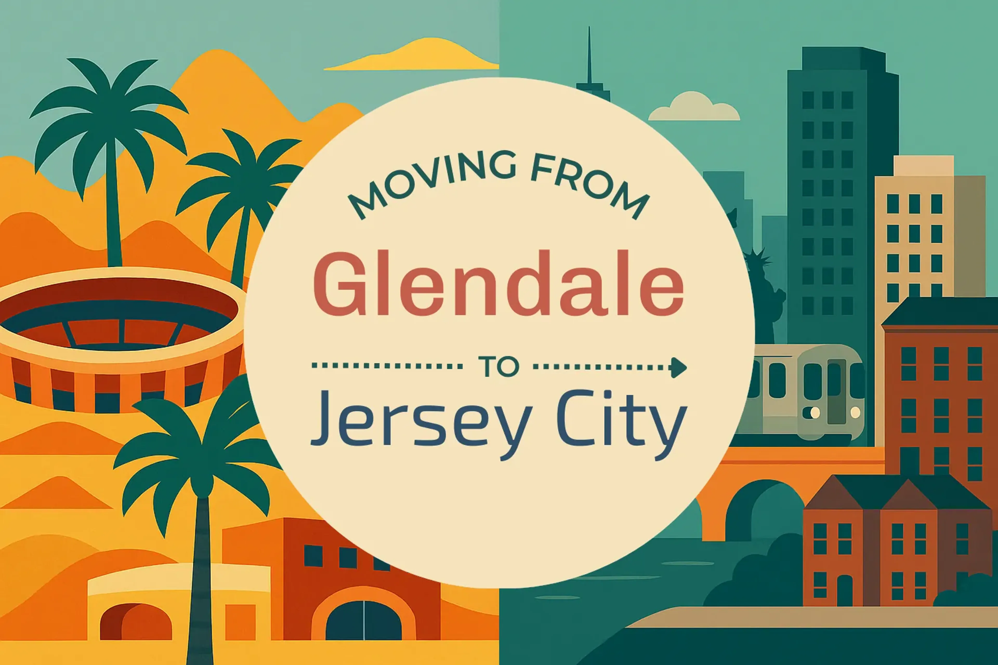 Side-by-side comparison of Glendale to Jersey City moving companies