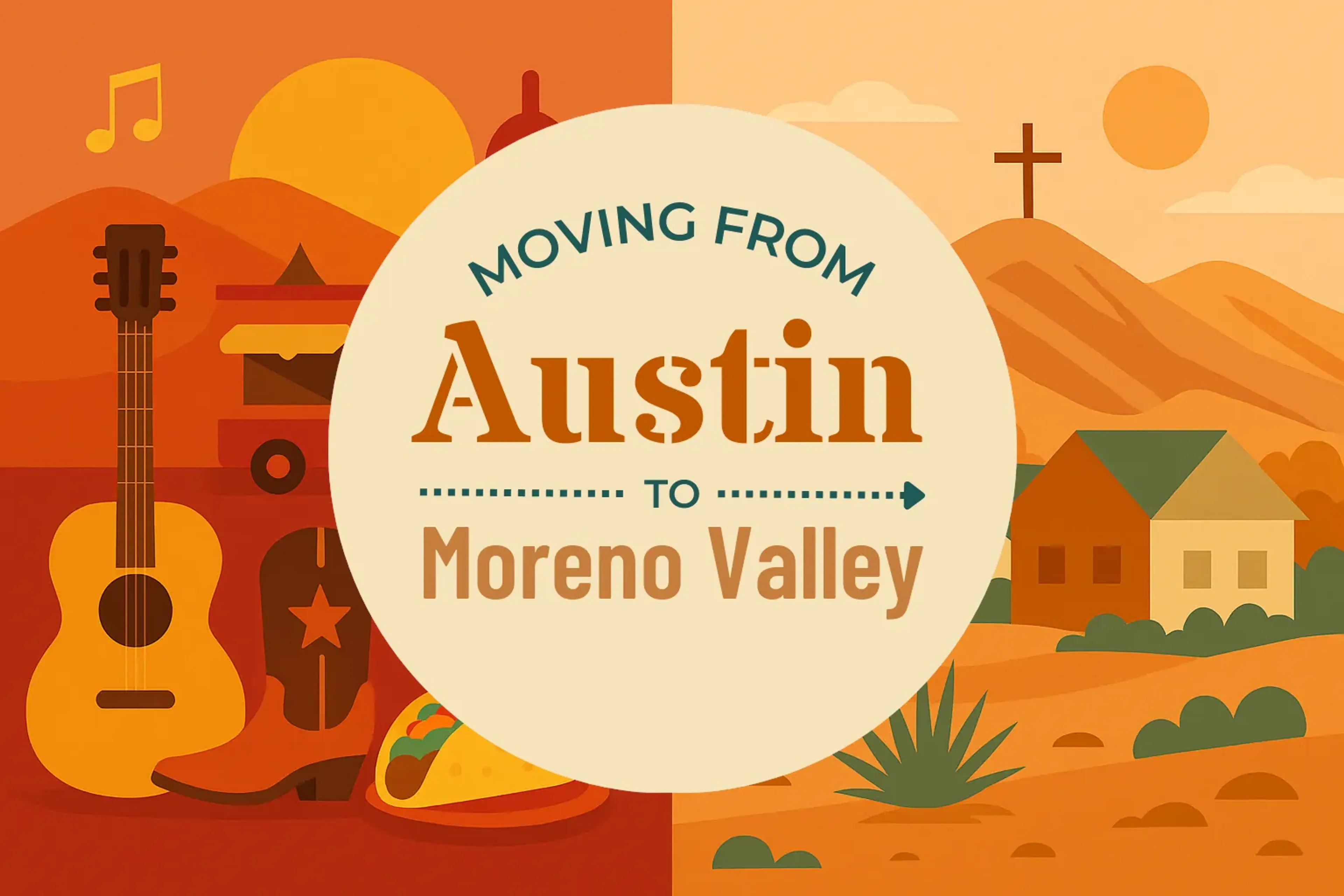 Side-by-side comparison of Austin to Moreno Valley moving companies