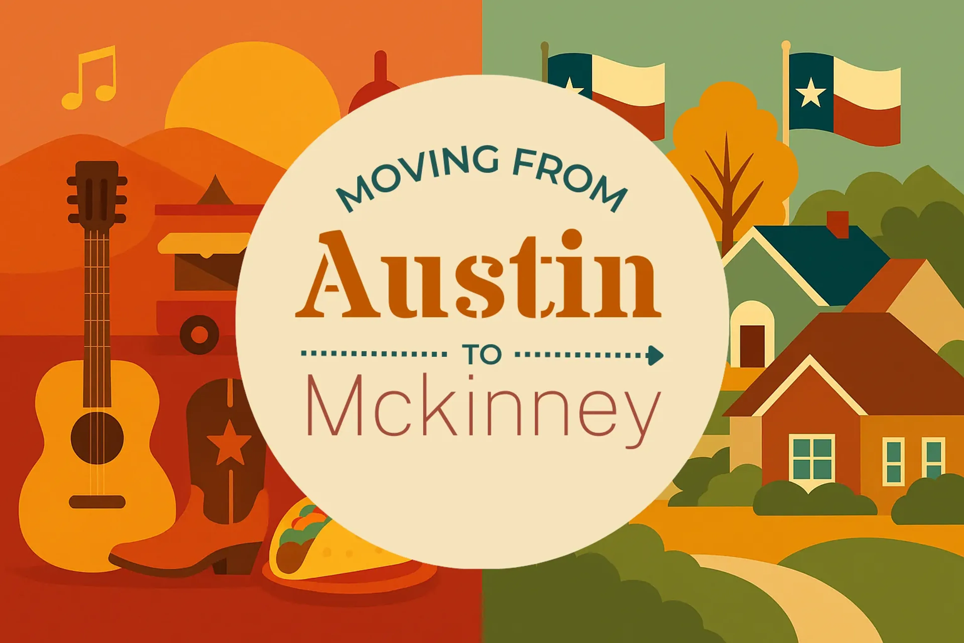 Side-by-side comparison of Austin to Mckinney moving companies