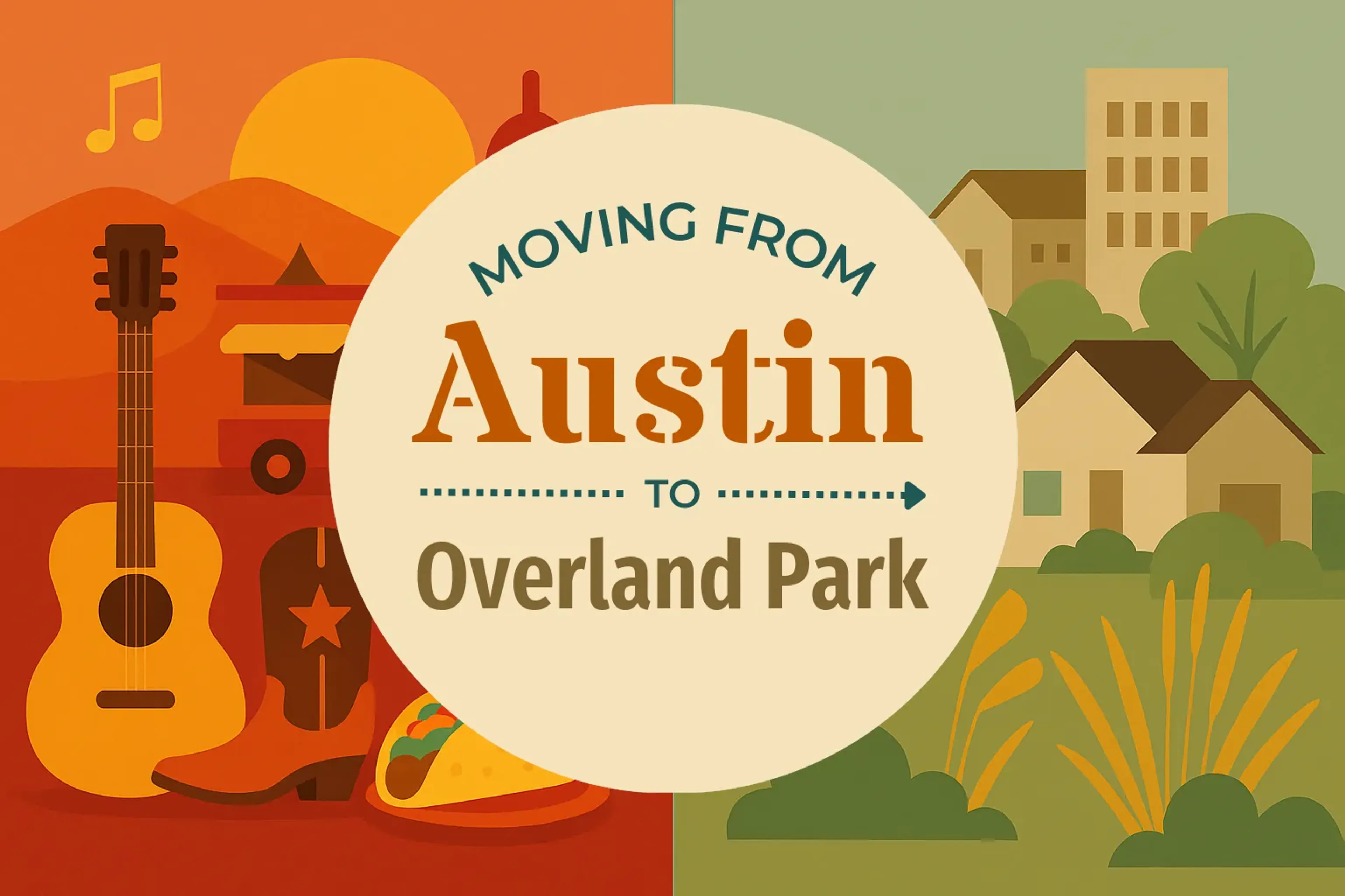 Side-by-side comparison of Austin to Overland Park moving companies
