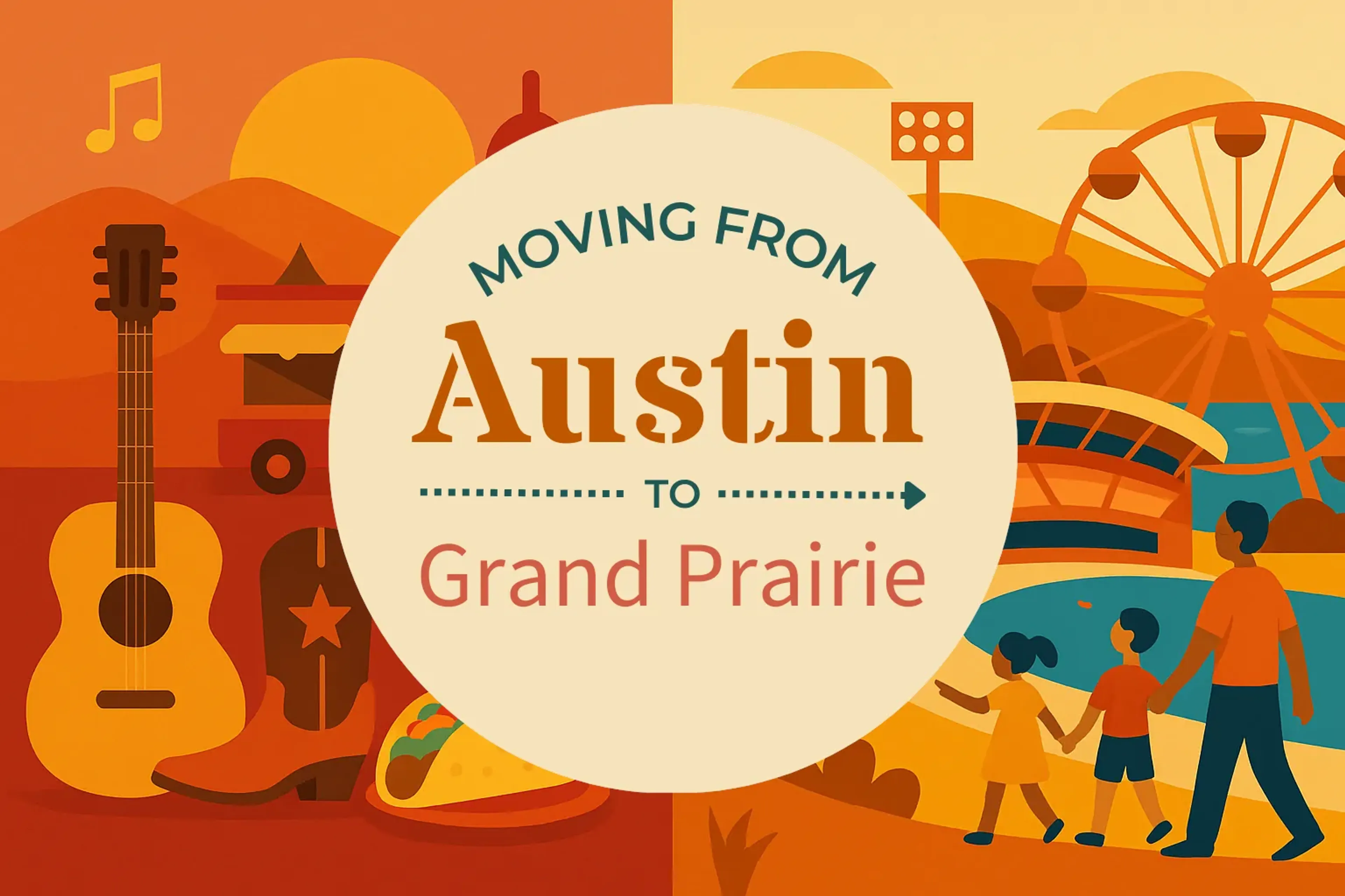 Side-by-side comparison of Austin to Grand Prairie moving companies