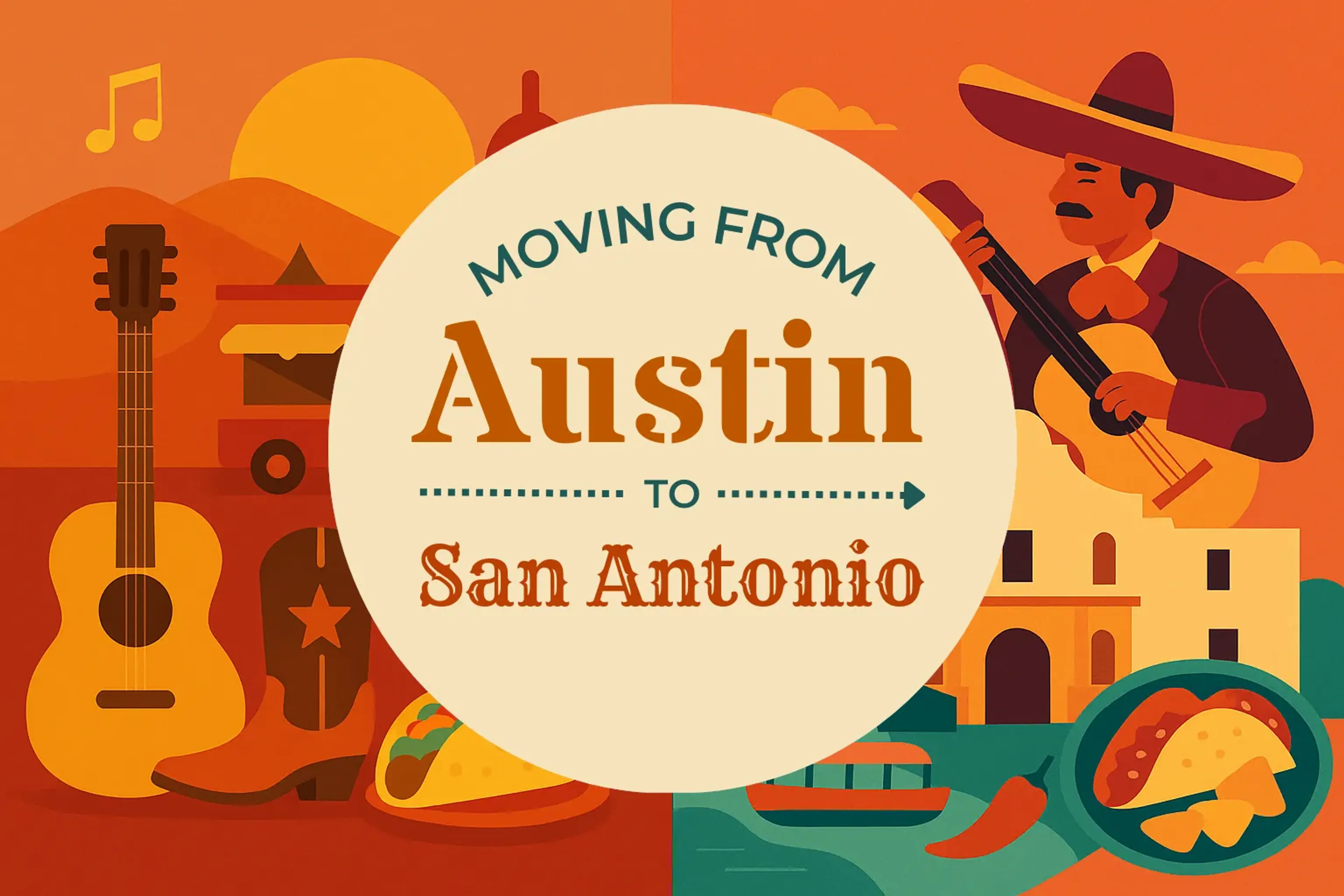 Side-by-side comparison of Austin to San Antonio moving companies