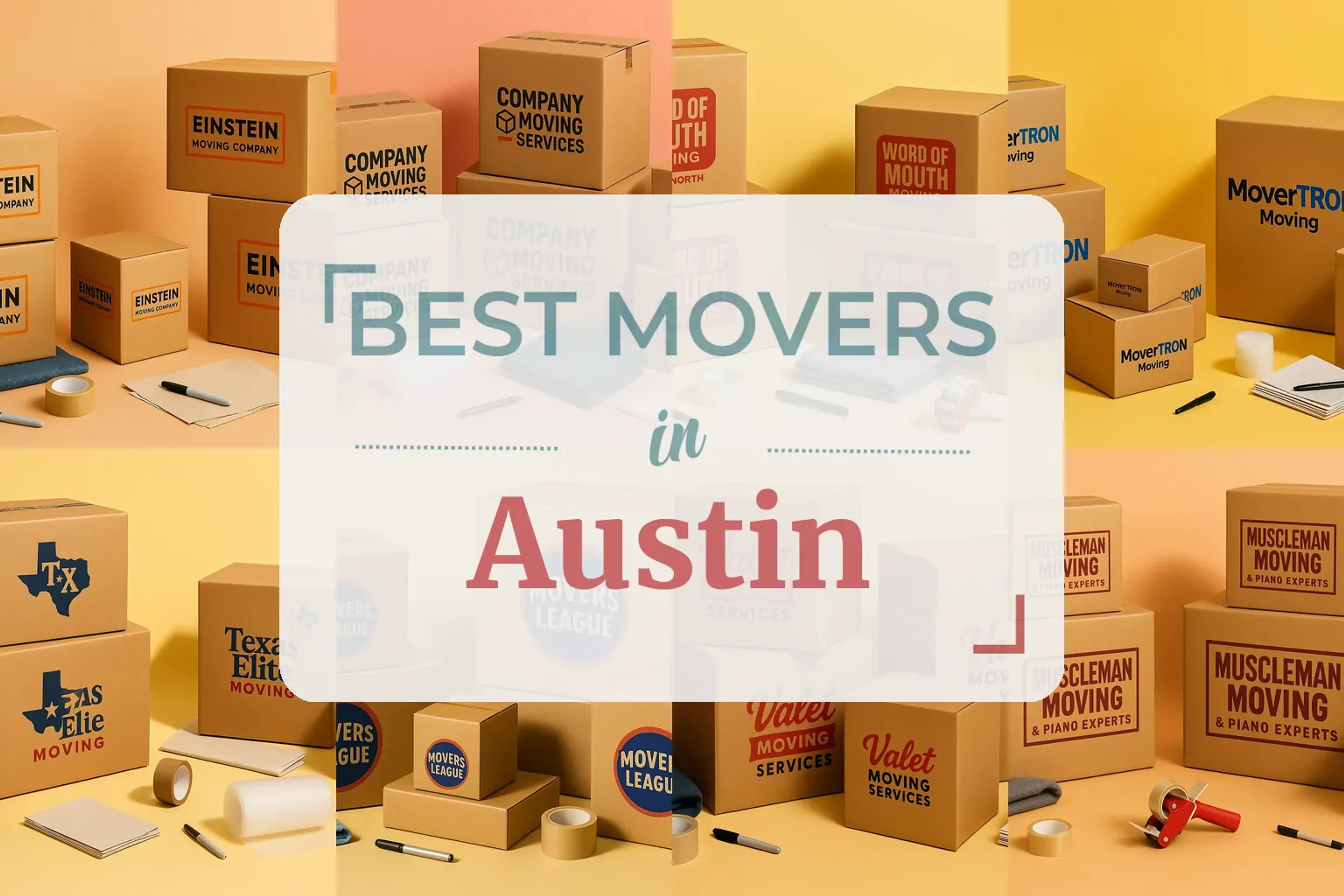 Side-by-side comparison of Austin moving companies