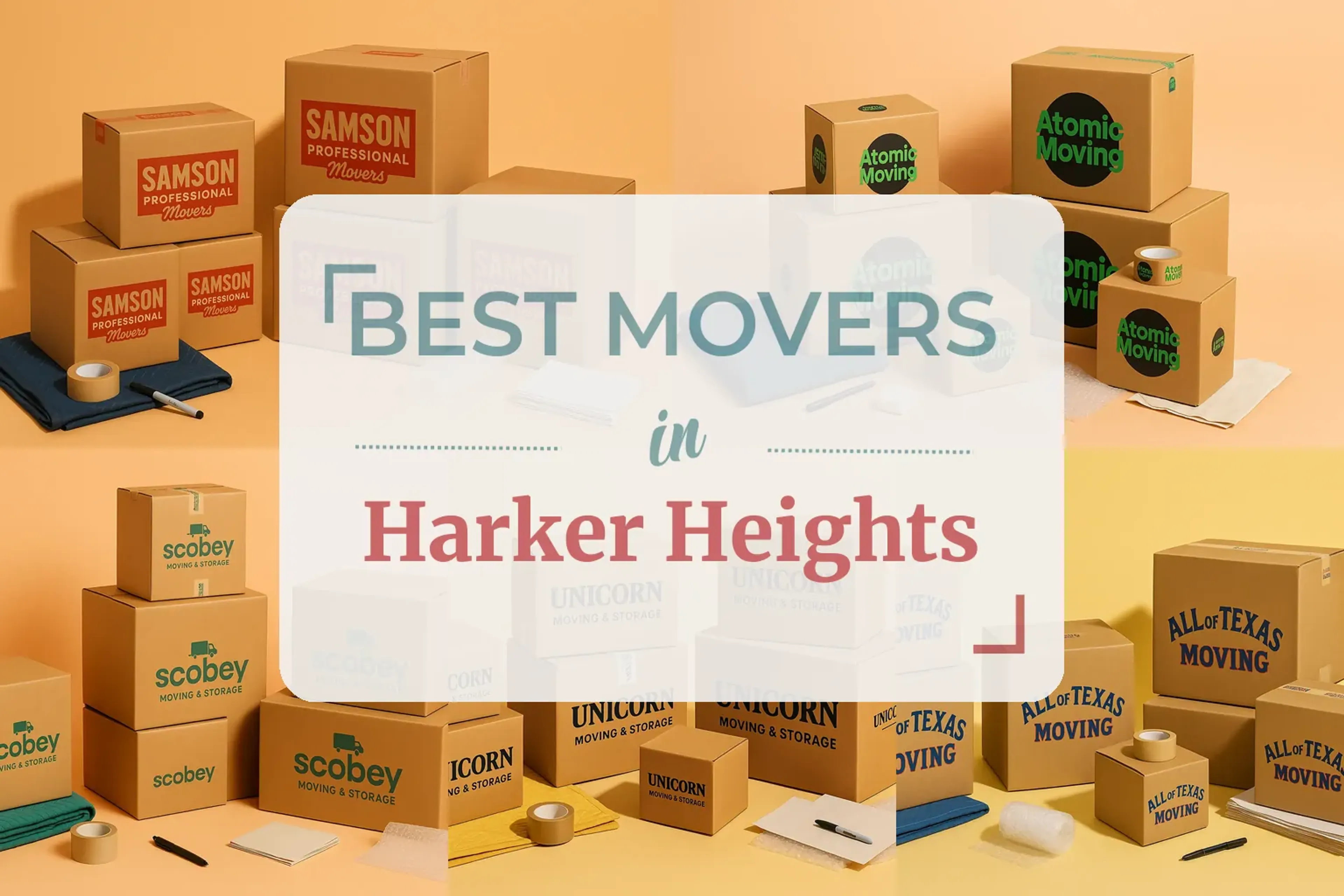 Side-by-side comparison of Harker Heights moving companies