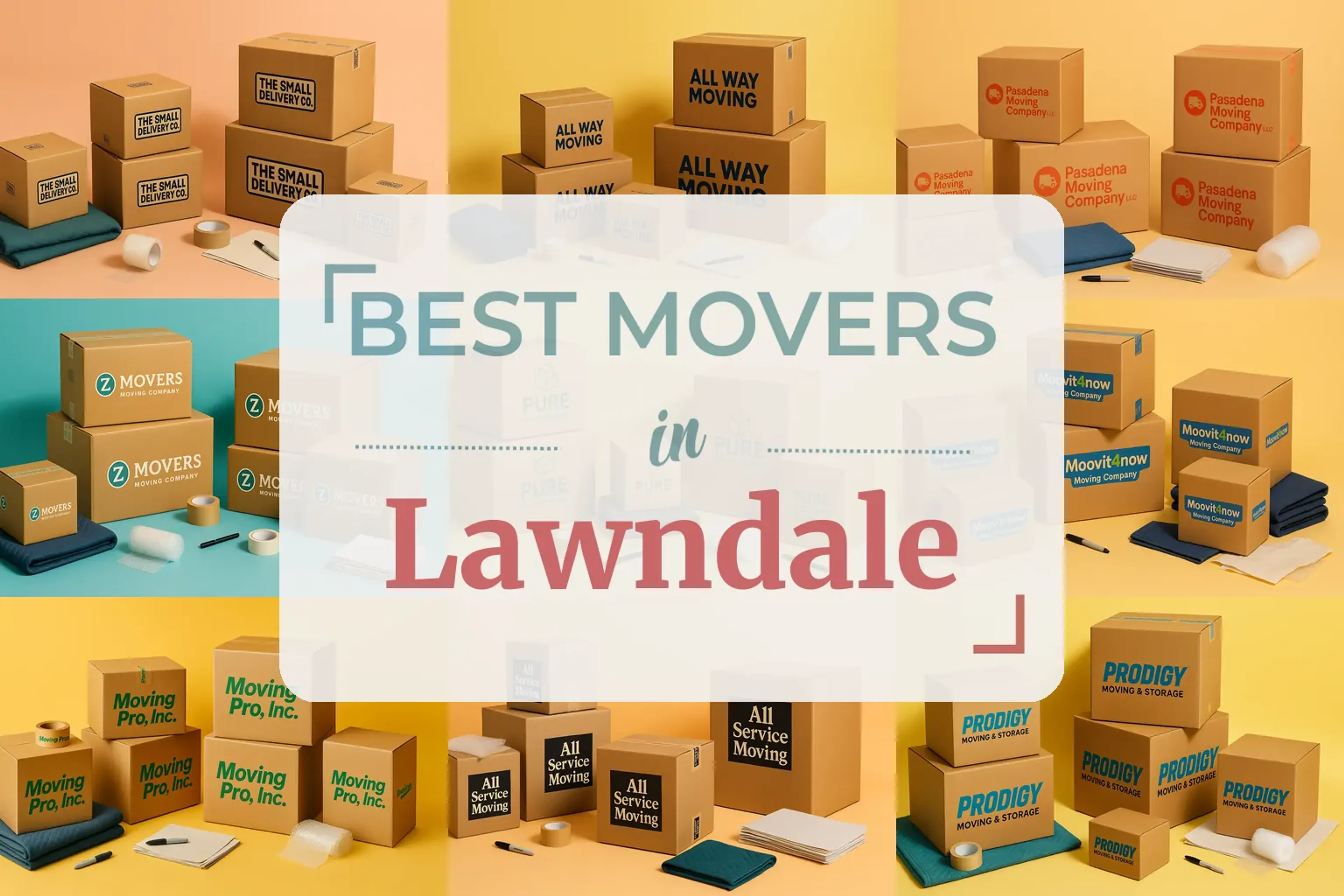 Side-by-side comparison of Lawndale moving companies