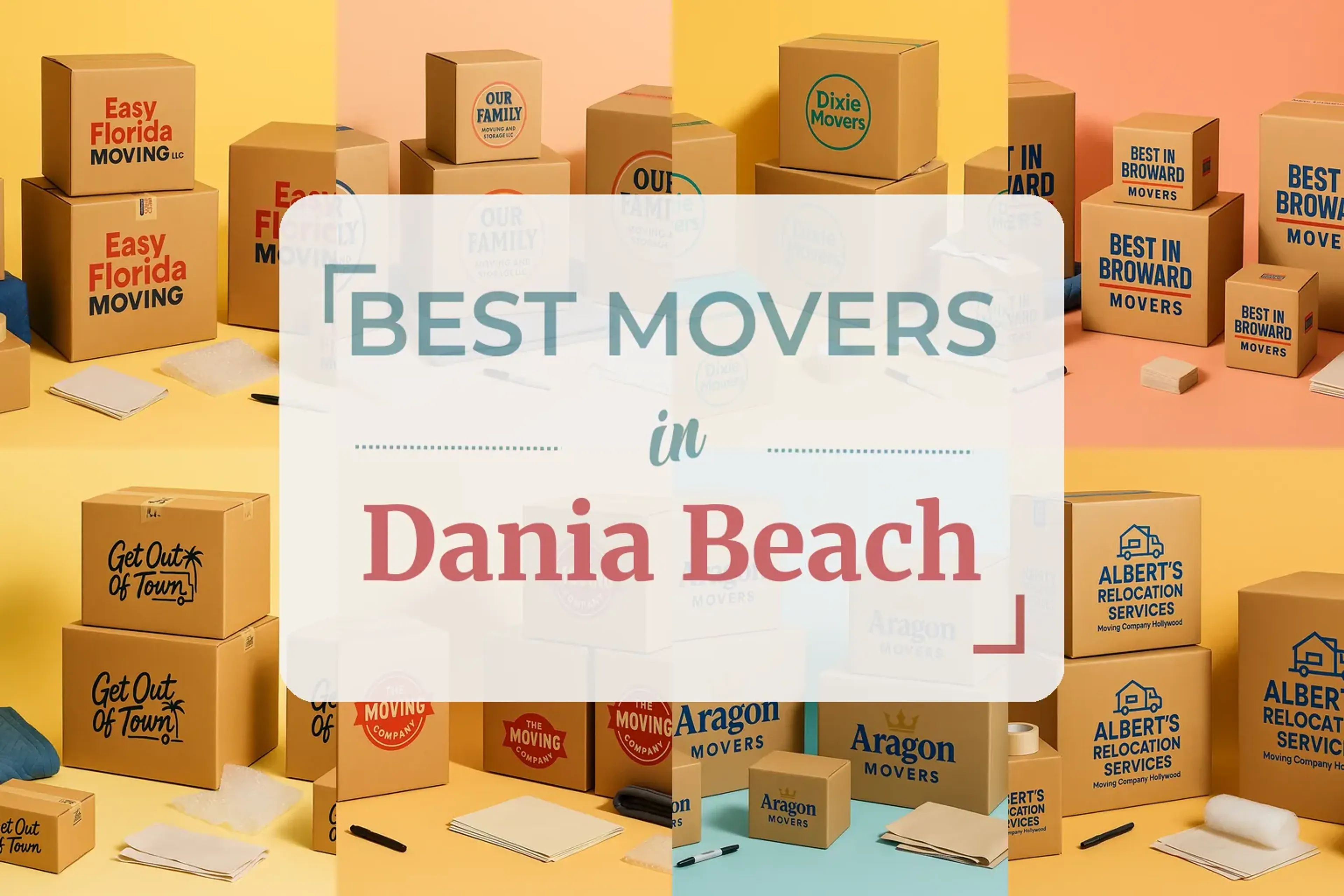 Side-by-side comparison of Dania Beach moving companies
